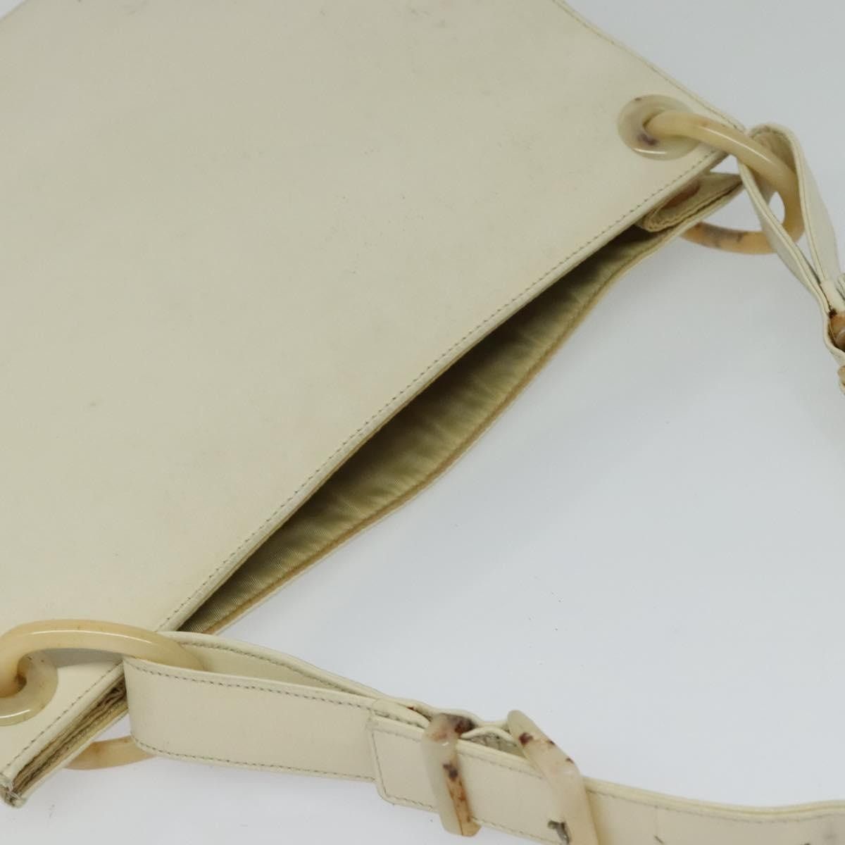 Prada PRADA Shoulder Bag Leather Beige Size ONE SIZE - 6 Thumbnail