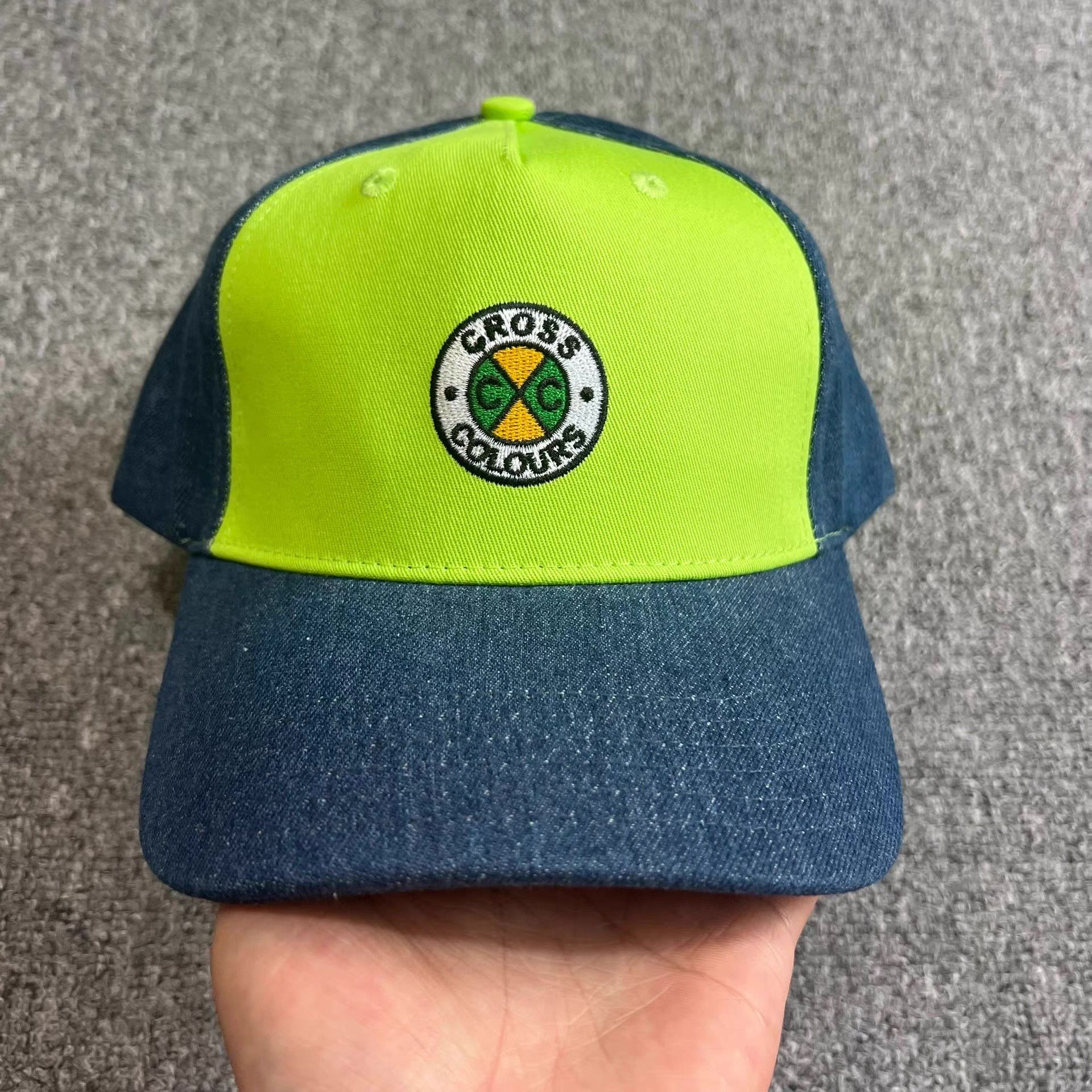 Cross Colours Cross Colours EmbroideredCurvedBrimBaseball Cap / Sun Hat。Q7 Size ONE SIZE - 1 Thumbnail