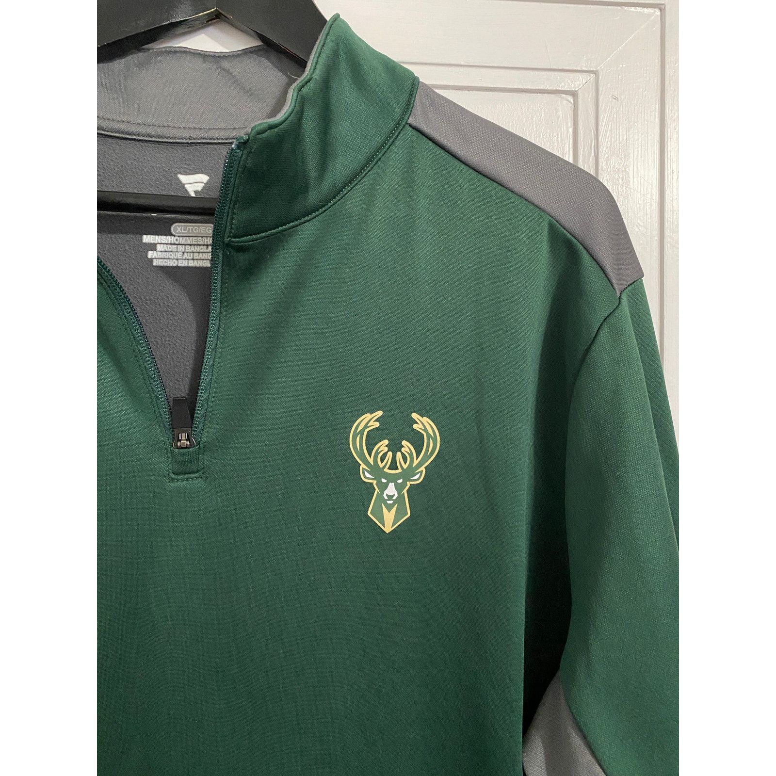 NBA Milwaukee Bucks 1/4-Zip Sweatshirt Size XL Size US XL / EU 56 / 4 - 2 Thumbnail