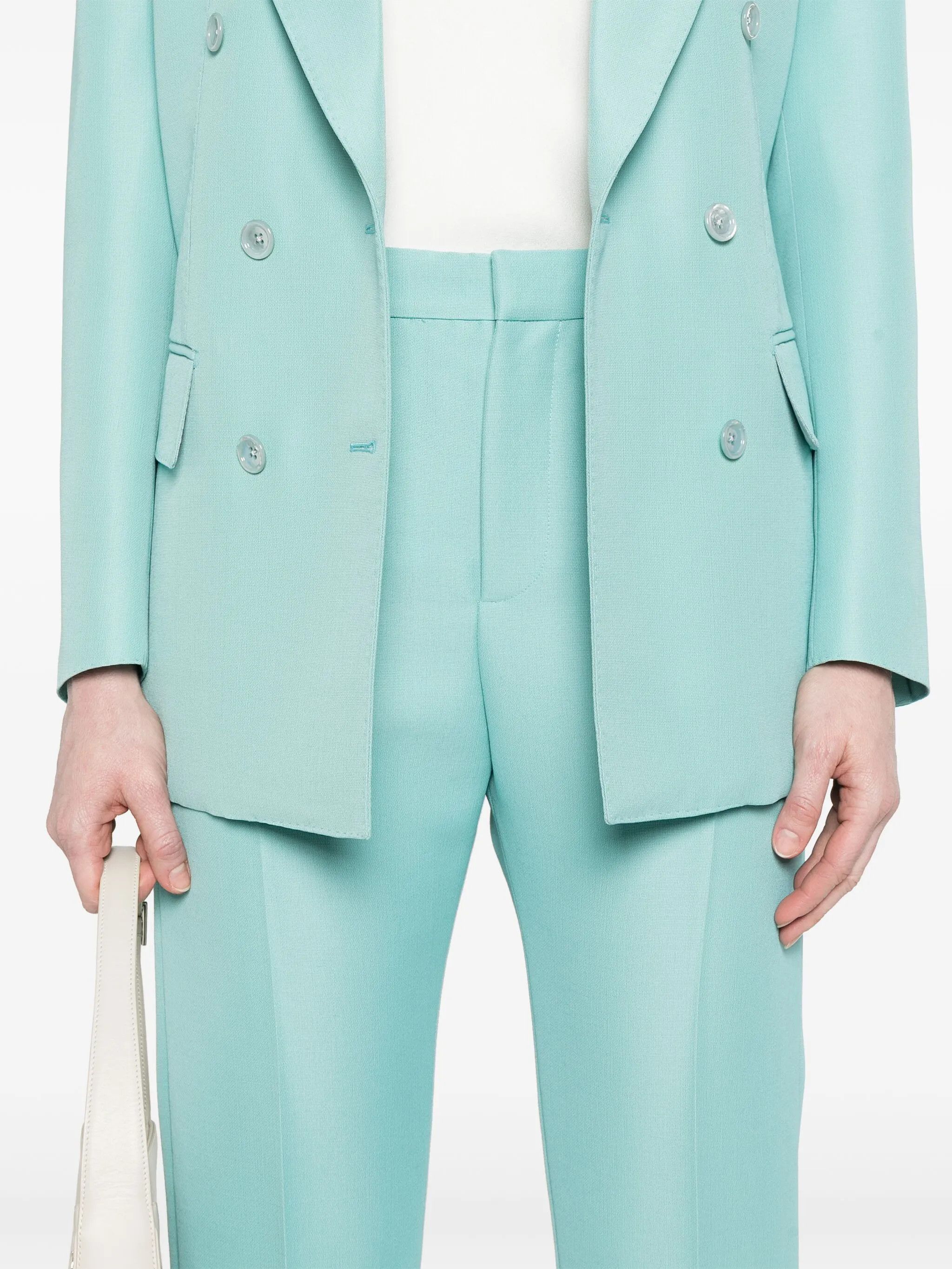 Tom Ford o1w1db10525 PAW558 Tailored Pant in Light Blue Size 27" / US 4 / IT 40 - 5 Thumbnail