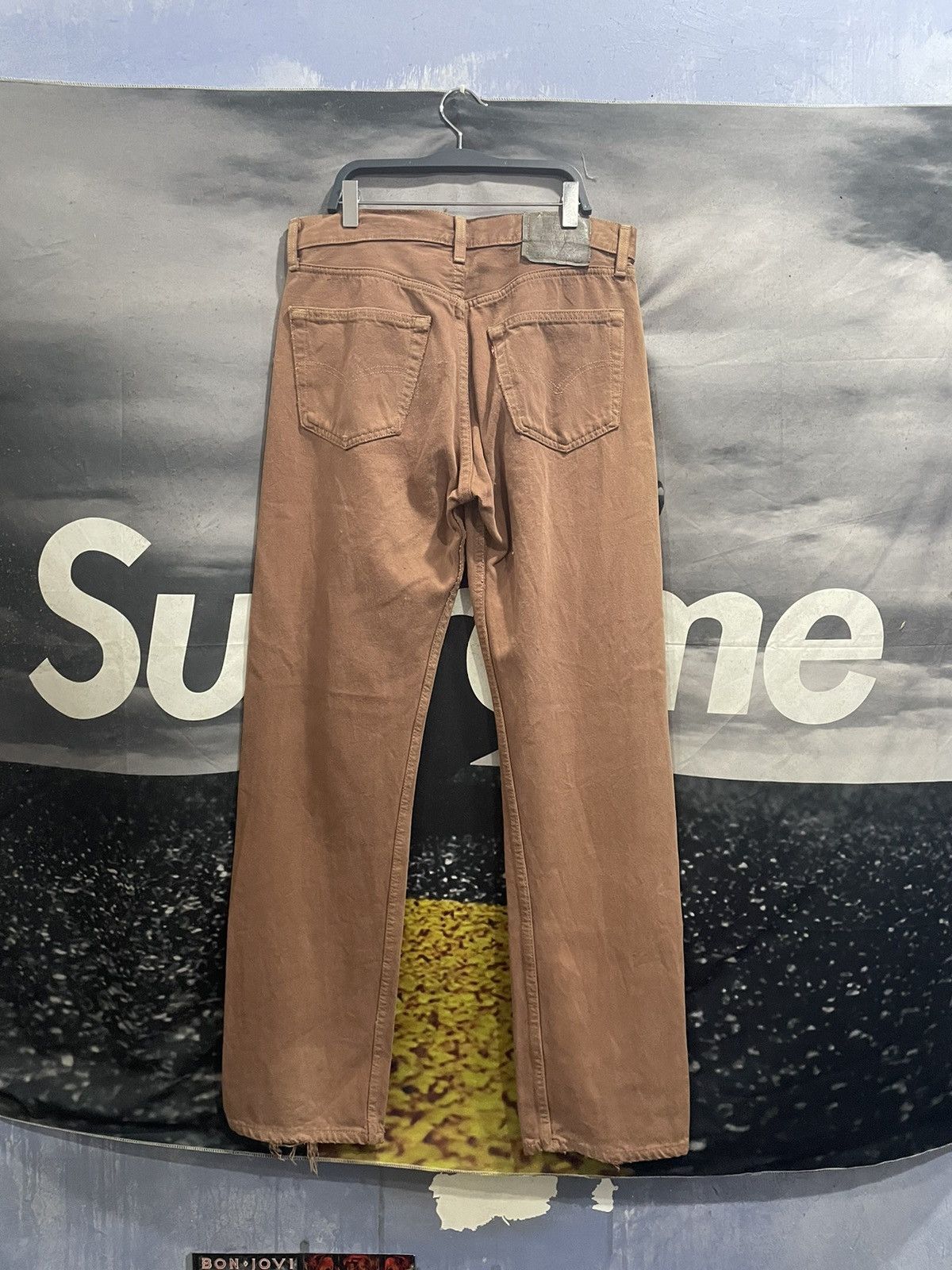 Japanese Brand × Levi's × Vintage 🔥🔥Vintage levi’s 501 denim brown🔥🔥 Size US 32 / EU 48 - 2 Thumbnail