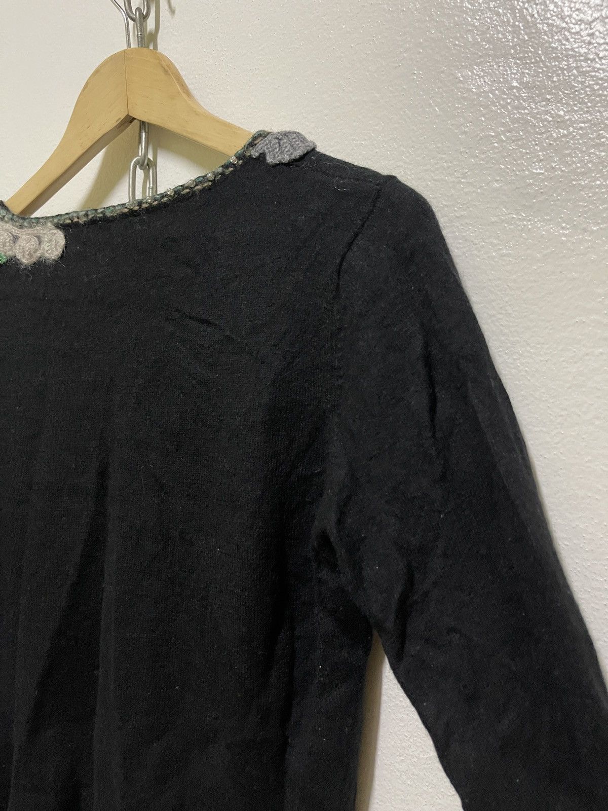 Issey Miyake × Sunao Kuwahara Sunao Kuwahara Wool Sweatshirt Embroidery Japan Size M / US 6-8 / IT 42-44 - 10 Thumbnail