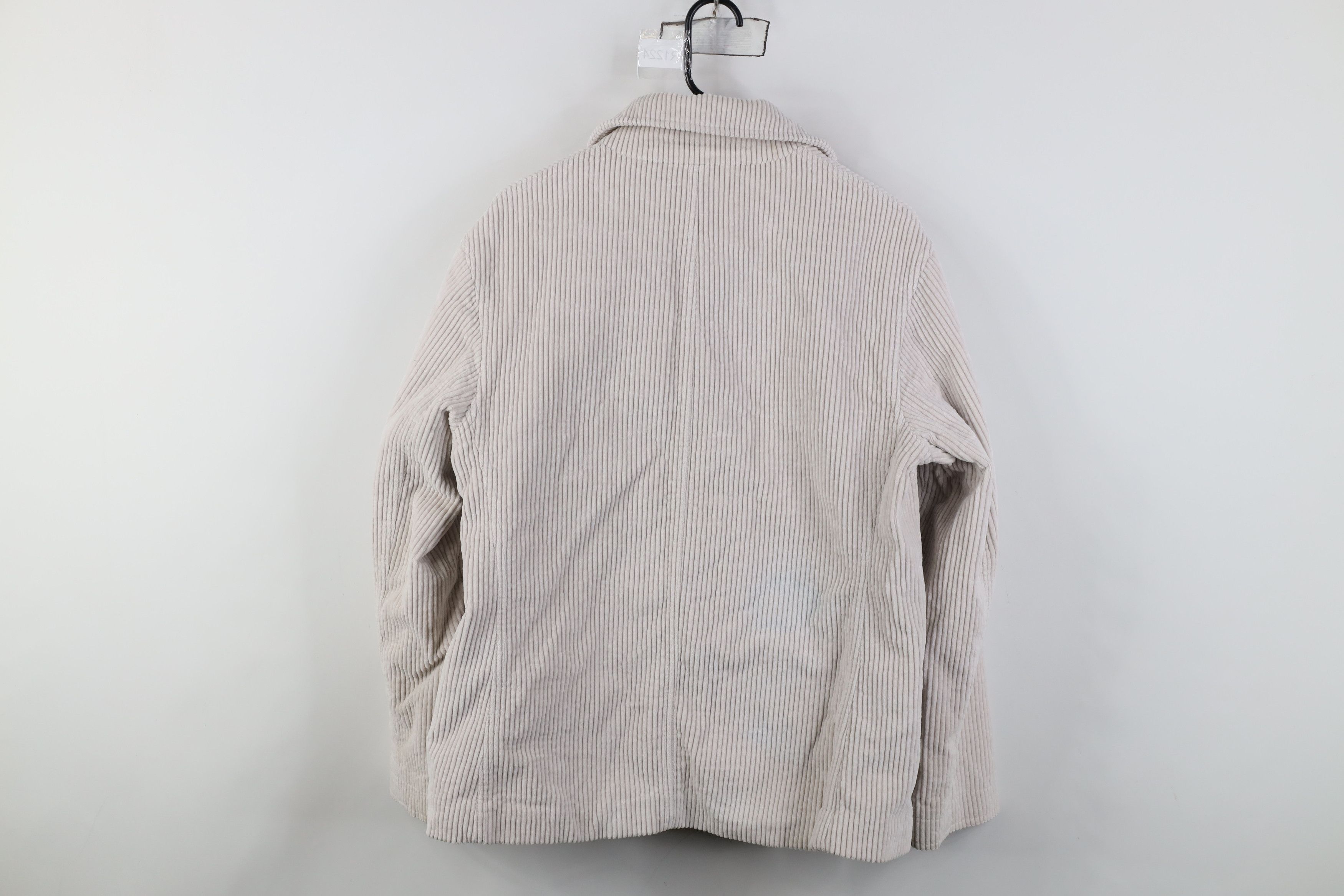 J.Crew Vintage 90s Y2K J Crew Quilted Corduroy Peacoat Jacket Size M / US 6-8 / IT 42-44 - 13 Thumbnail