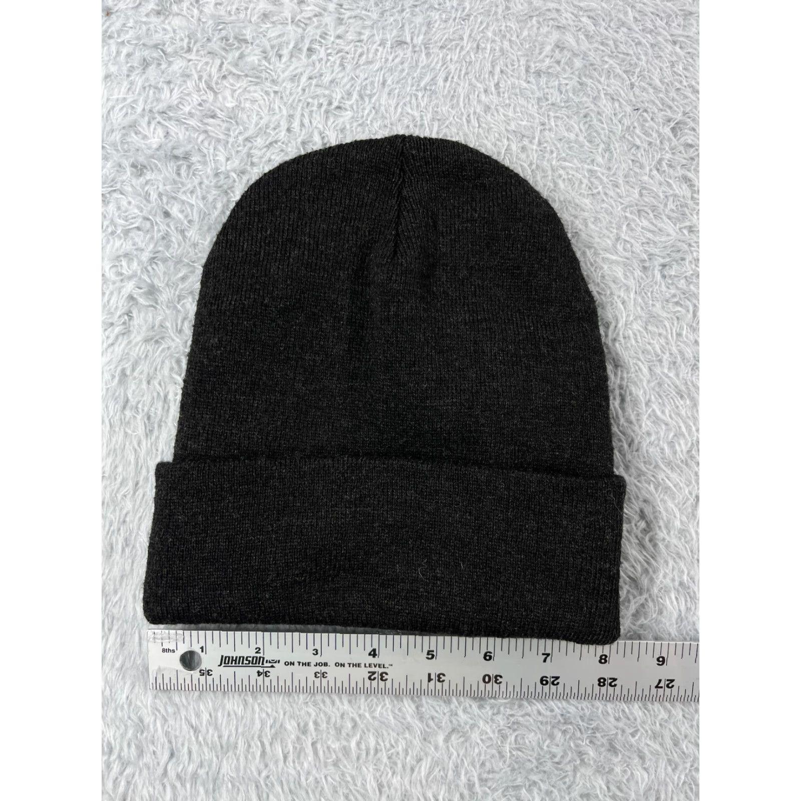 Logo 7 Promo Headwear Beanie Womens One Size Black Logo Knit 100% Acrylic Snow Ski Size ONE SIZE - 4 Thumbnail