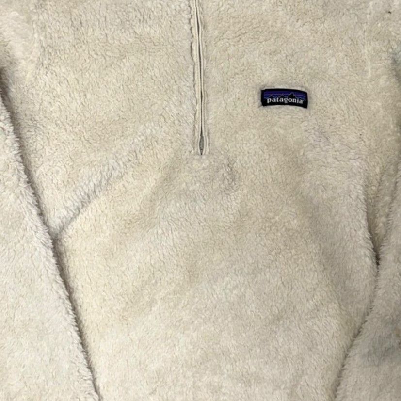 Patagonia VINTAGE Patagonia Women's Los Gatos 1/4-Zip Heather Beige Size M Jacket Womens 19" Pit to Pit 25" Shoulder to Hem Size M / US 6-8 / IT 42-44 - 3 Thumbnail