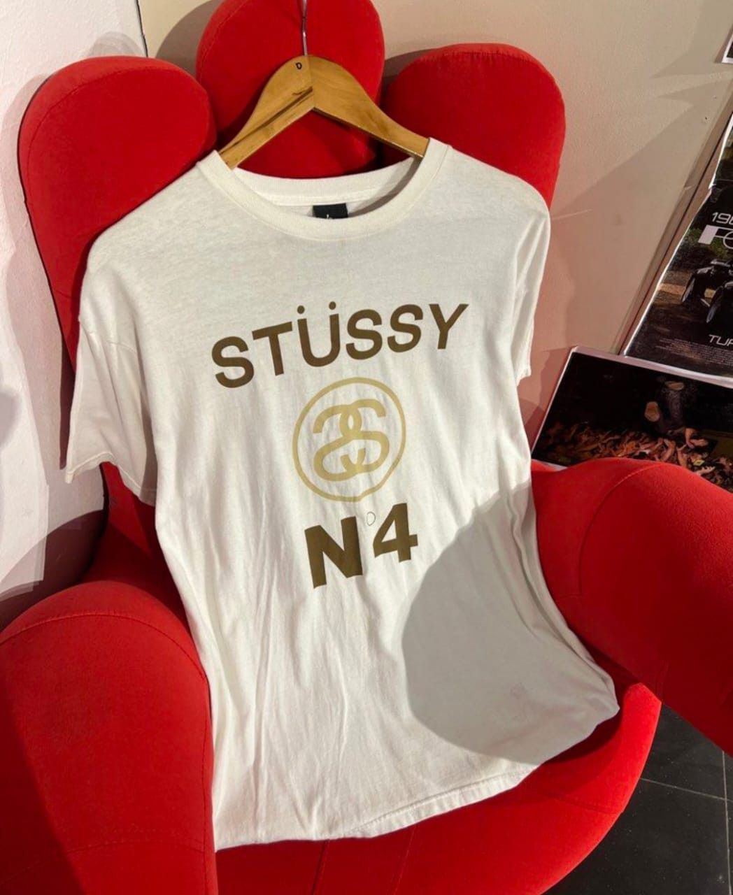 Stussy Vintage Stussy N4 Large White Shirt Size US L / EU 52-54 / 3 - 1 Thumbnail