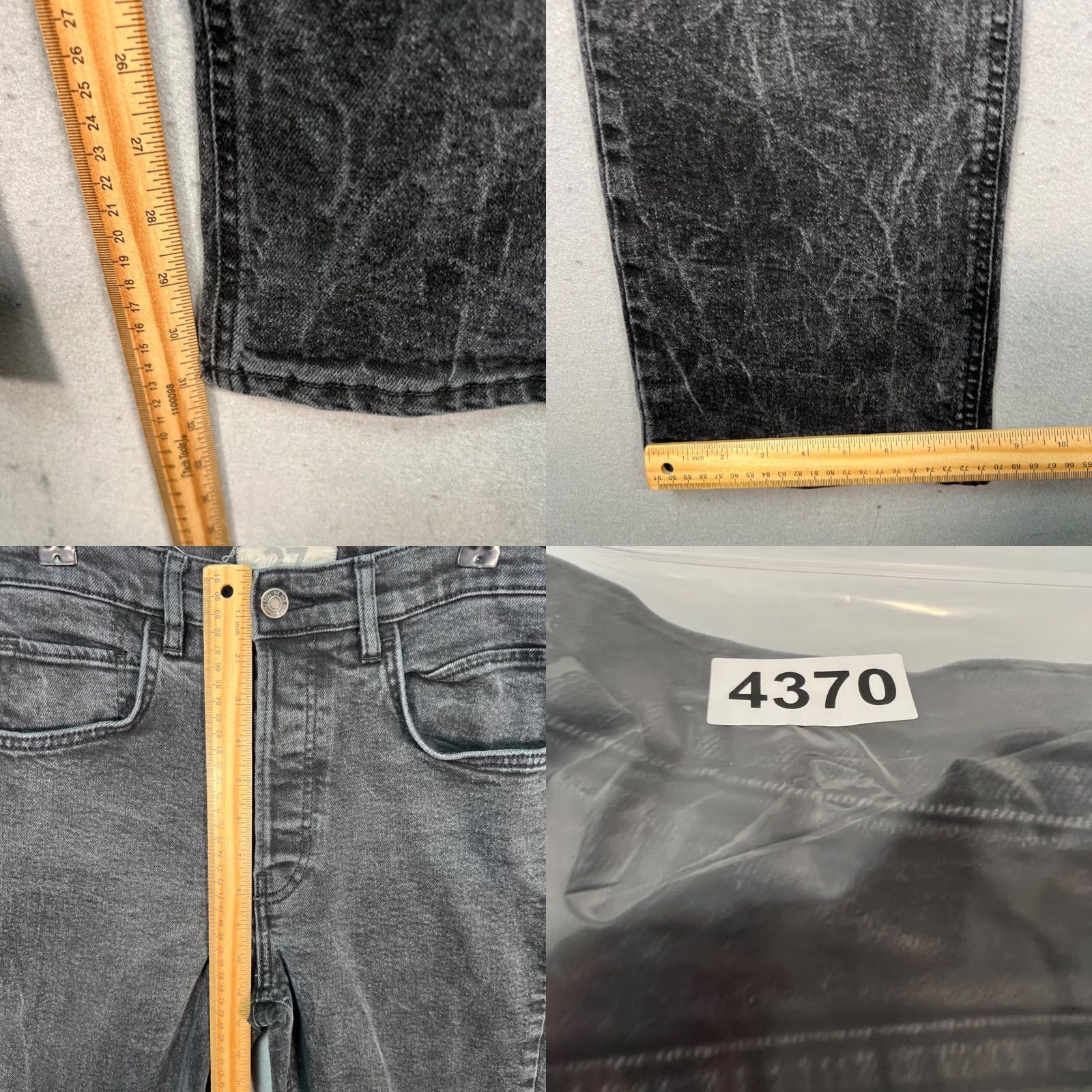 Vintage We The Free Womens Flared High-Waisted Denim Jeans 27 Black Cotton Denim 5-Pocket Rise High Inseam 32 Womens Jeans - No N/A Size 27" / US 4 / IT 40 - 8 Thumbnail