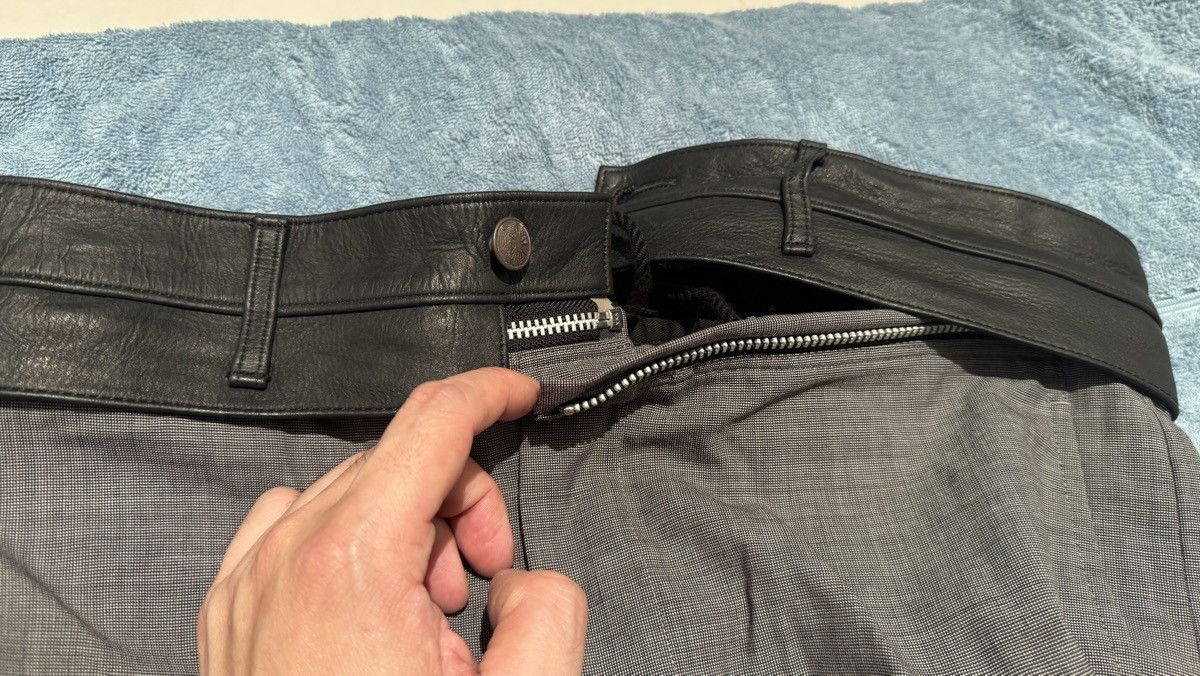 Maison MIHARA YASUHIRO MiharaYashuiro Mihara detachable leather belt men trousers Size US 31 - 4 Thumbnail