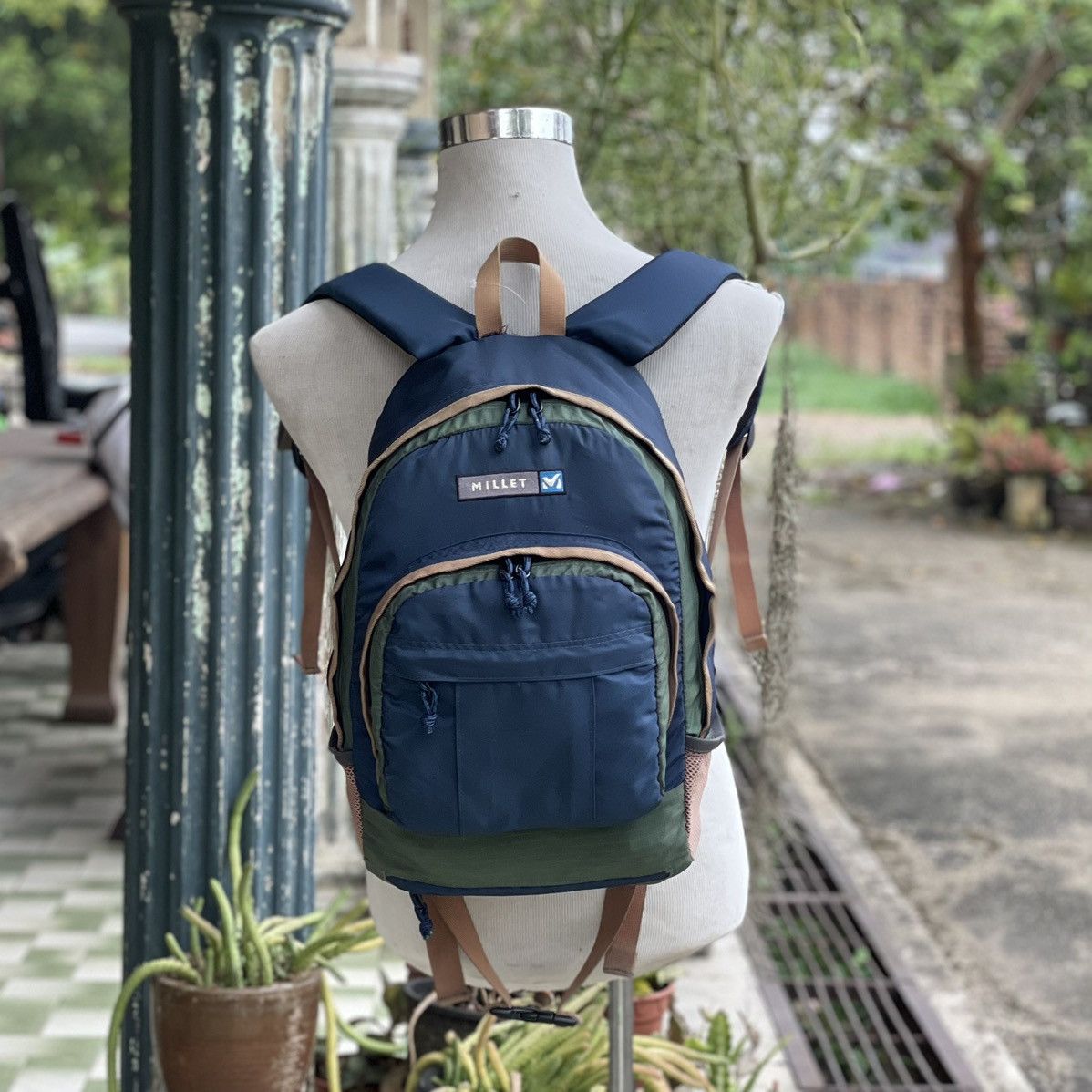 Vintage Vintage Millet Multi Colour Small Backpack Size ONE SIZE - 16 Thumbnail