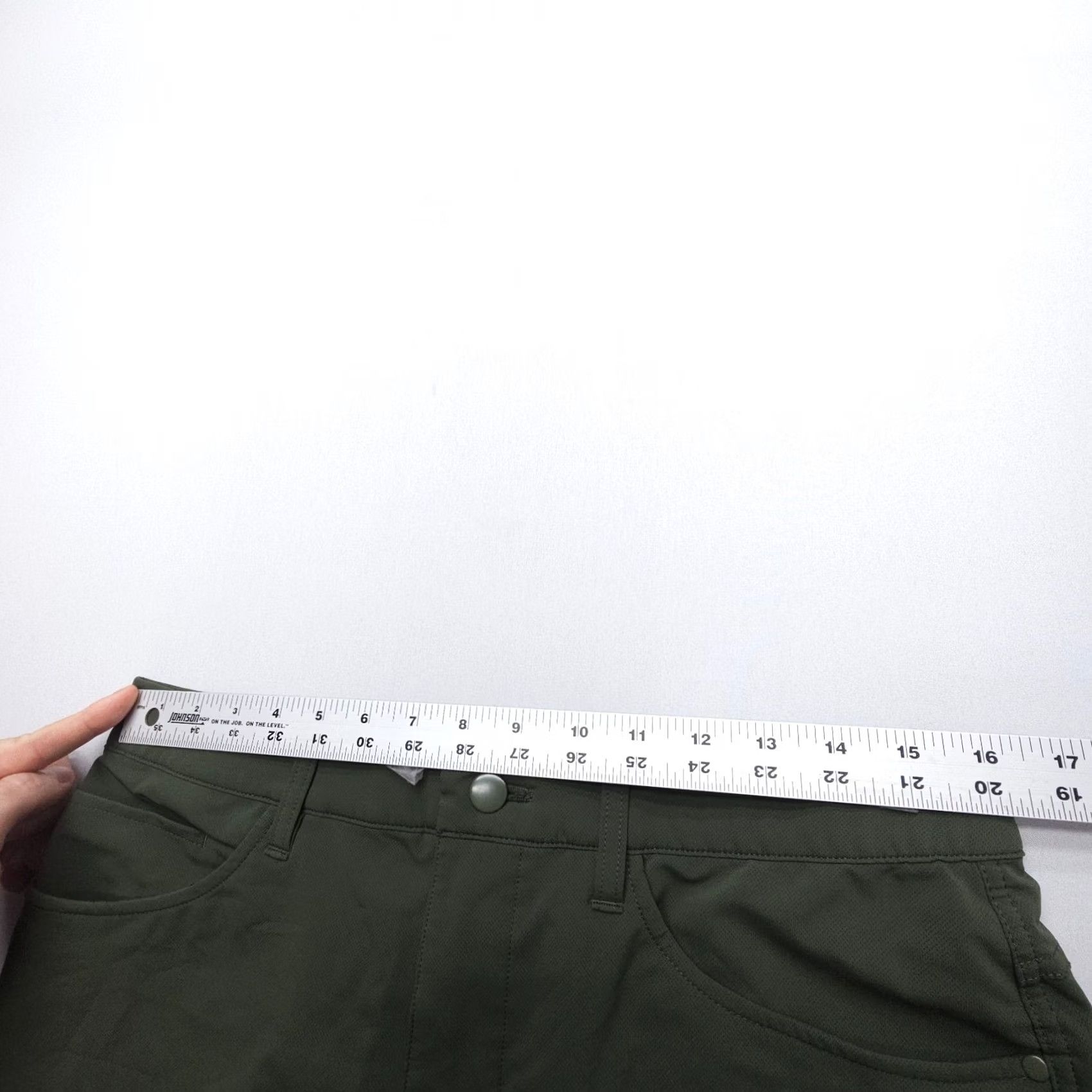 Vintage Kirkland Performance Chino Golf Tech Pants Mens 32 x 32 Green Stretch Size US 32 / EU 48 - 7 Thumbnail