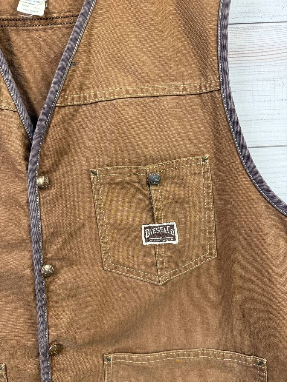 Diesel 90s Vintage Diesel Vest RARE Size US M / EU 48-50 / 2 - 4 Thumbnail