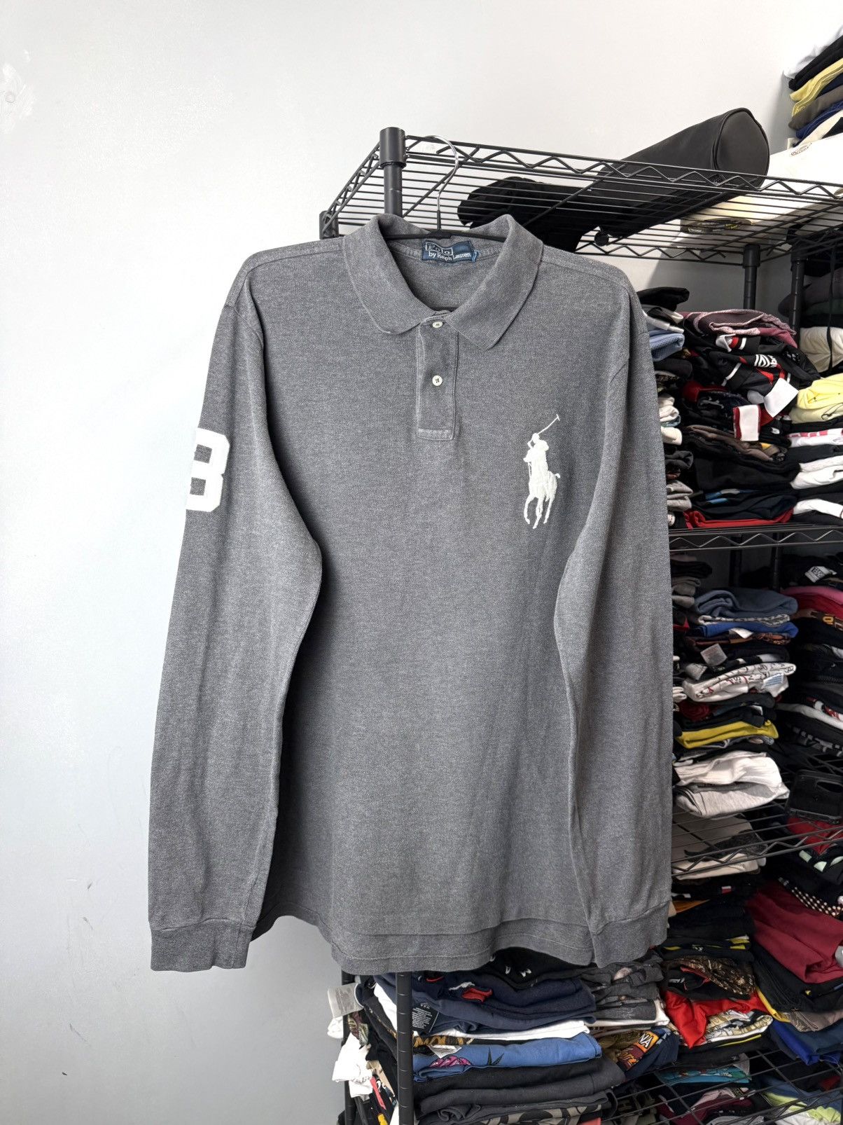 Polo Ralph Lauren Vintage Polo Ralph Lauren Rugby Longsleeve Kanye West Size US L / EU 52-54 / 3 - 1 Thumbnail