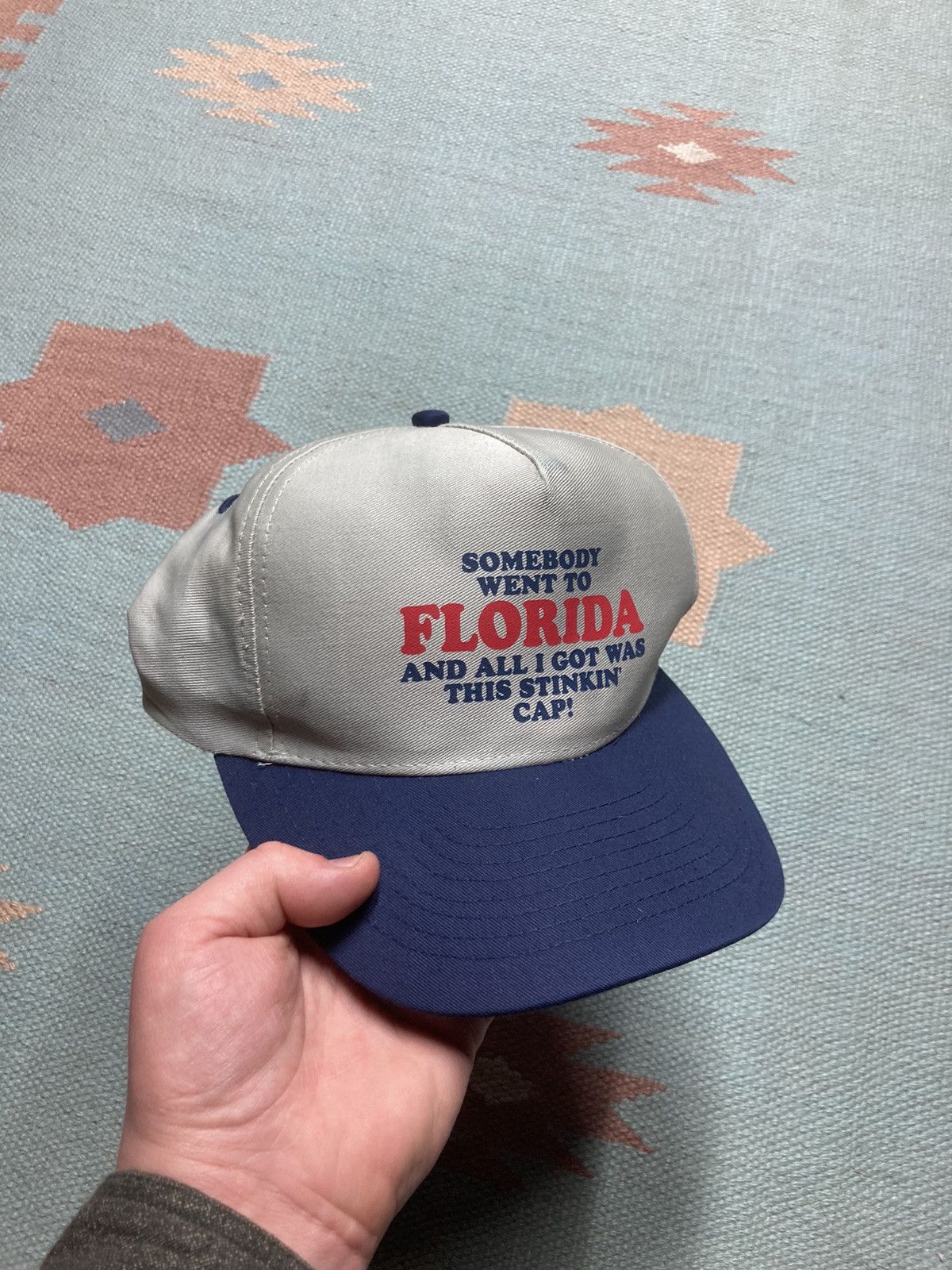 Vintage SnapBack hat Florida all I got was this stinking cap funny Size ONE SIZE - 1 Thumbnail