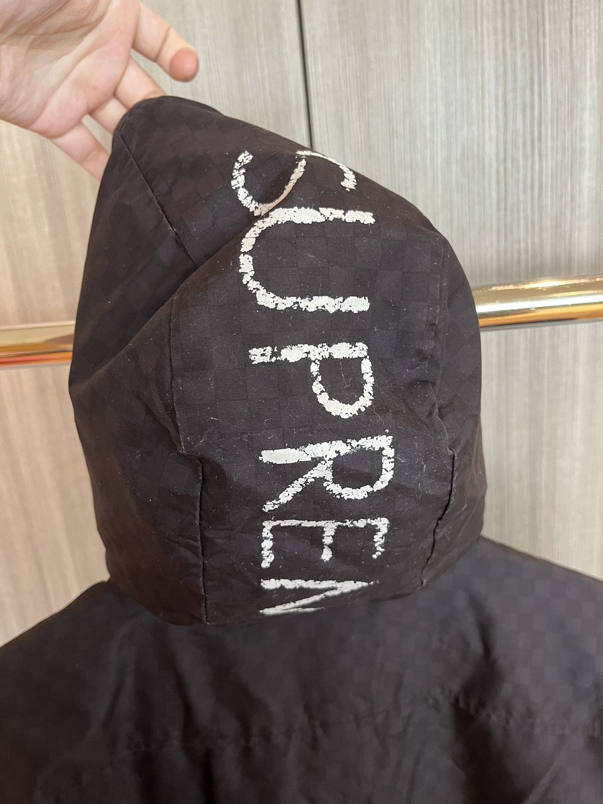 Supreme × The North Face Supreme x TNF Black Checkered Mountain Pullover Jacket Size US L / EU 52-54 / 3 - 6 Thumbnail