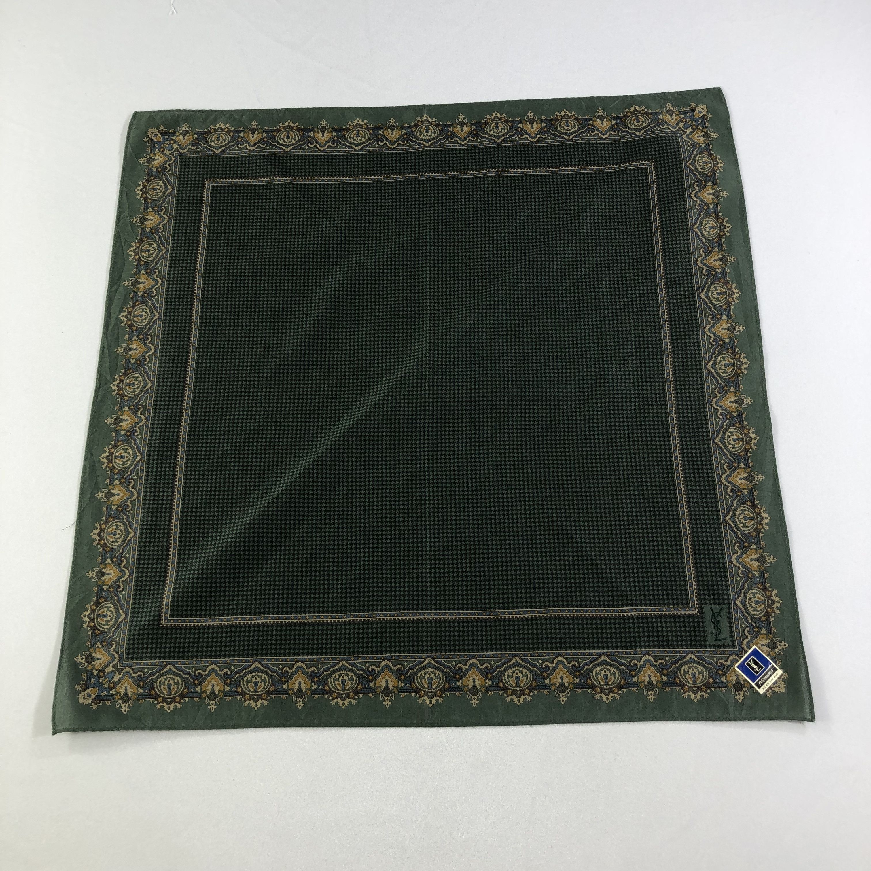 Yves Saint Laurent YSL Handkerchief Neckerchief Bandana H1634 Size ONE SIZE - 3 Thumbnail