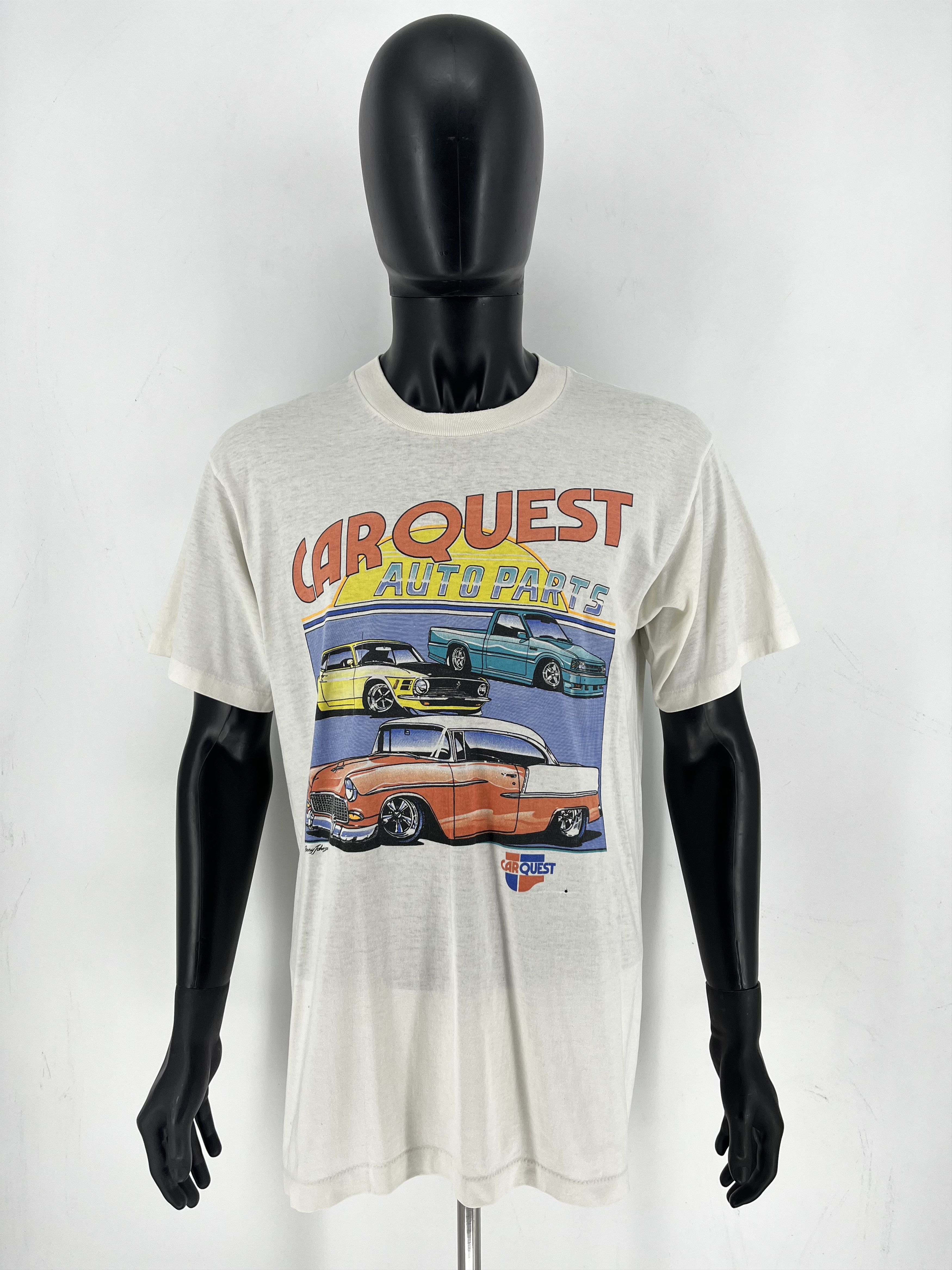 Vintage Vintage Car Quest Auto Parts T Shirt Size XL Size US XL / EU 56 / 4 - 2 Thumbnail