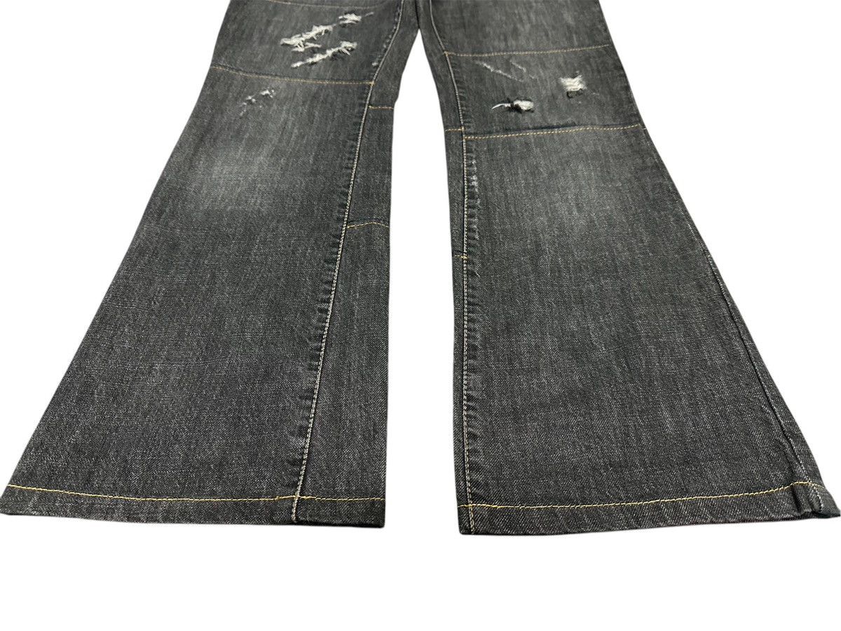 Kapital 💥 Flare Bootcut💥 Just Cavali Distress Design💥 Size US 30 / EU 46 - 4 Thumbnail