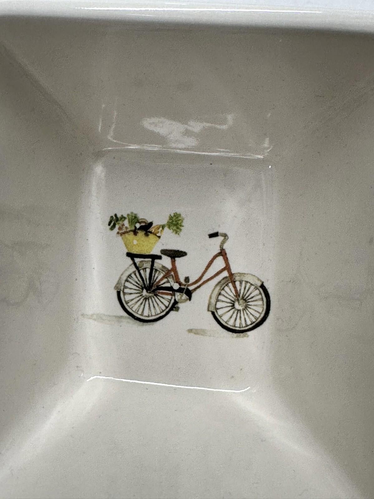 Other Rae Dunn Artisan Bicycle-Themed Divided Stoneware Dish Size ONE SIZE - 6 Thumbnail