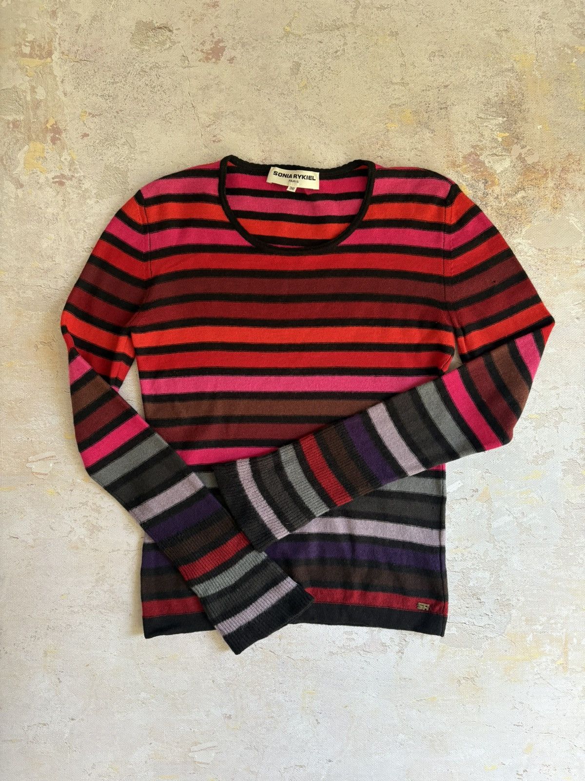 Sonia Rykiel Sonia Rykiel luxury cozy sweater made in Italy Size S / US 4 / IT 40 - 2 Thumbnail
