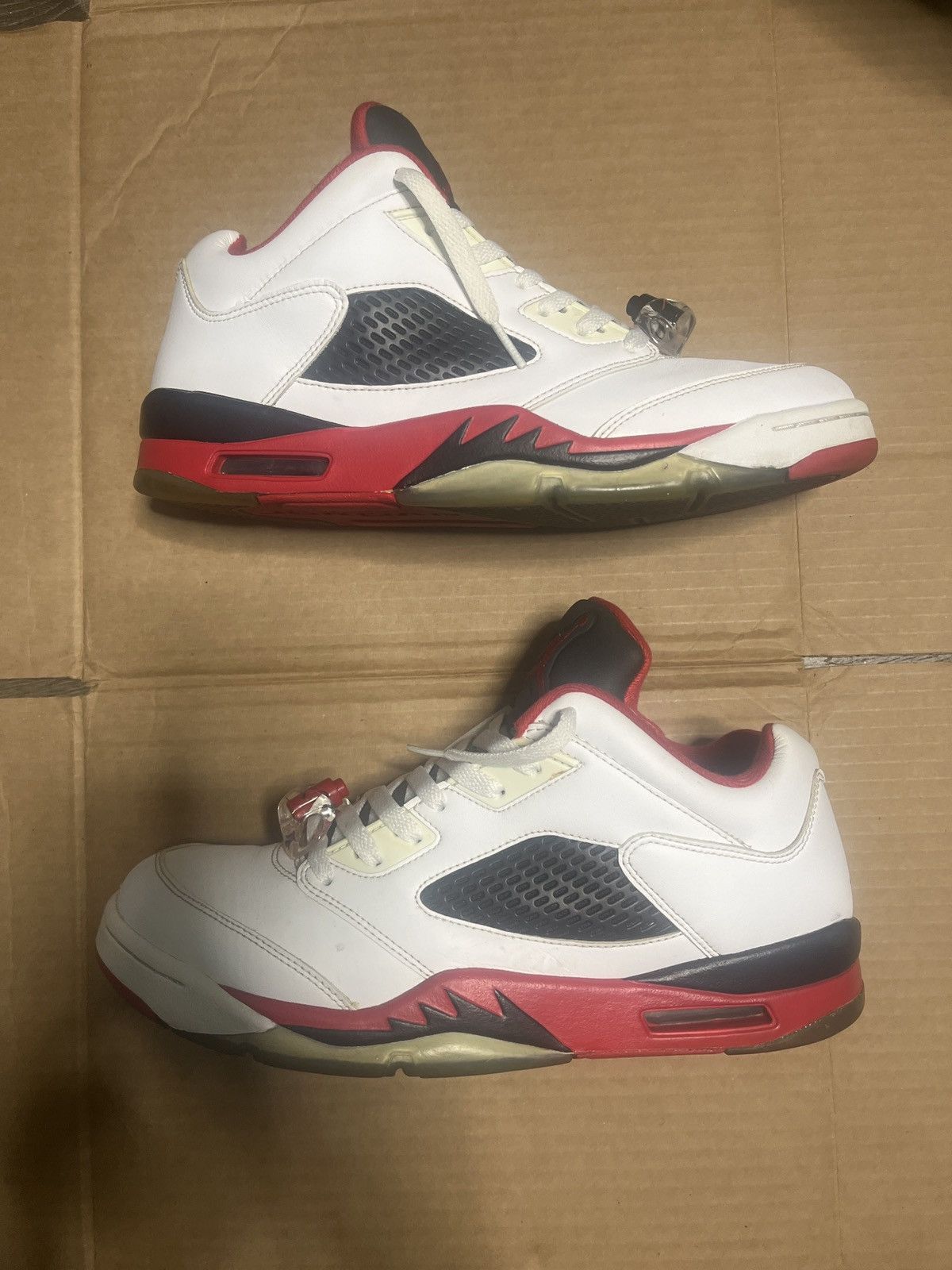 Jordan Brand Fire Red 5 Retro Low Size US 10.5 / EU 43-44 - 4 Thumbnail