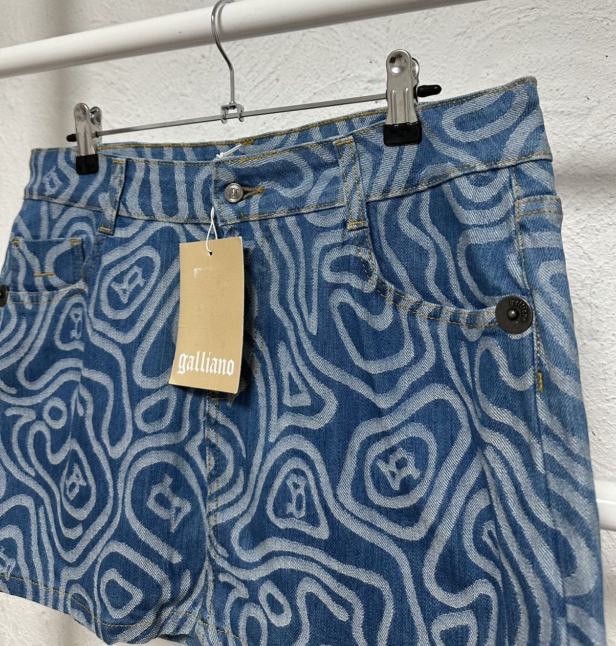 John Galliano Galliano Mini Skirt Size L Made in Italy Avant Garde Size 30" / US 8 / IT 44 - 2 Thumbnail