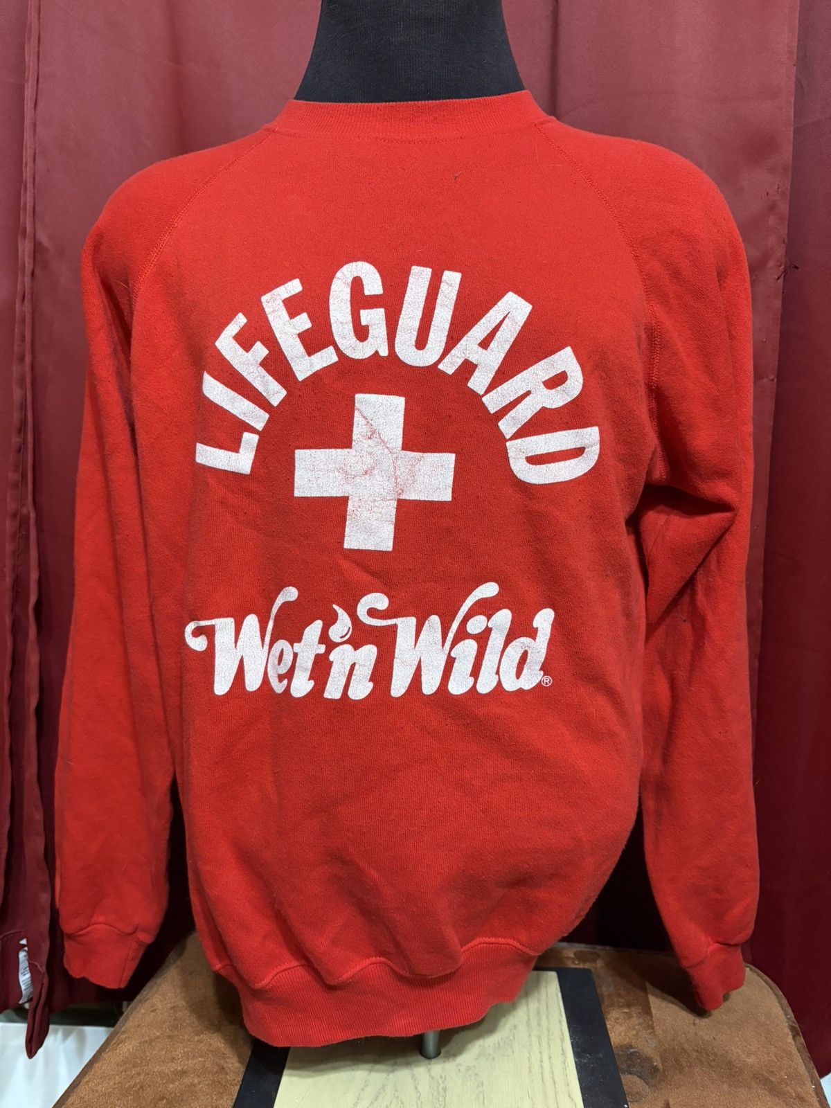 Vintage Vintage Lifeguard Wet N Wild Sweatshirt 80’s Surf Wear Geail Size US XL / EU 56 / 4 - 1 Thumbnail