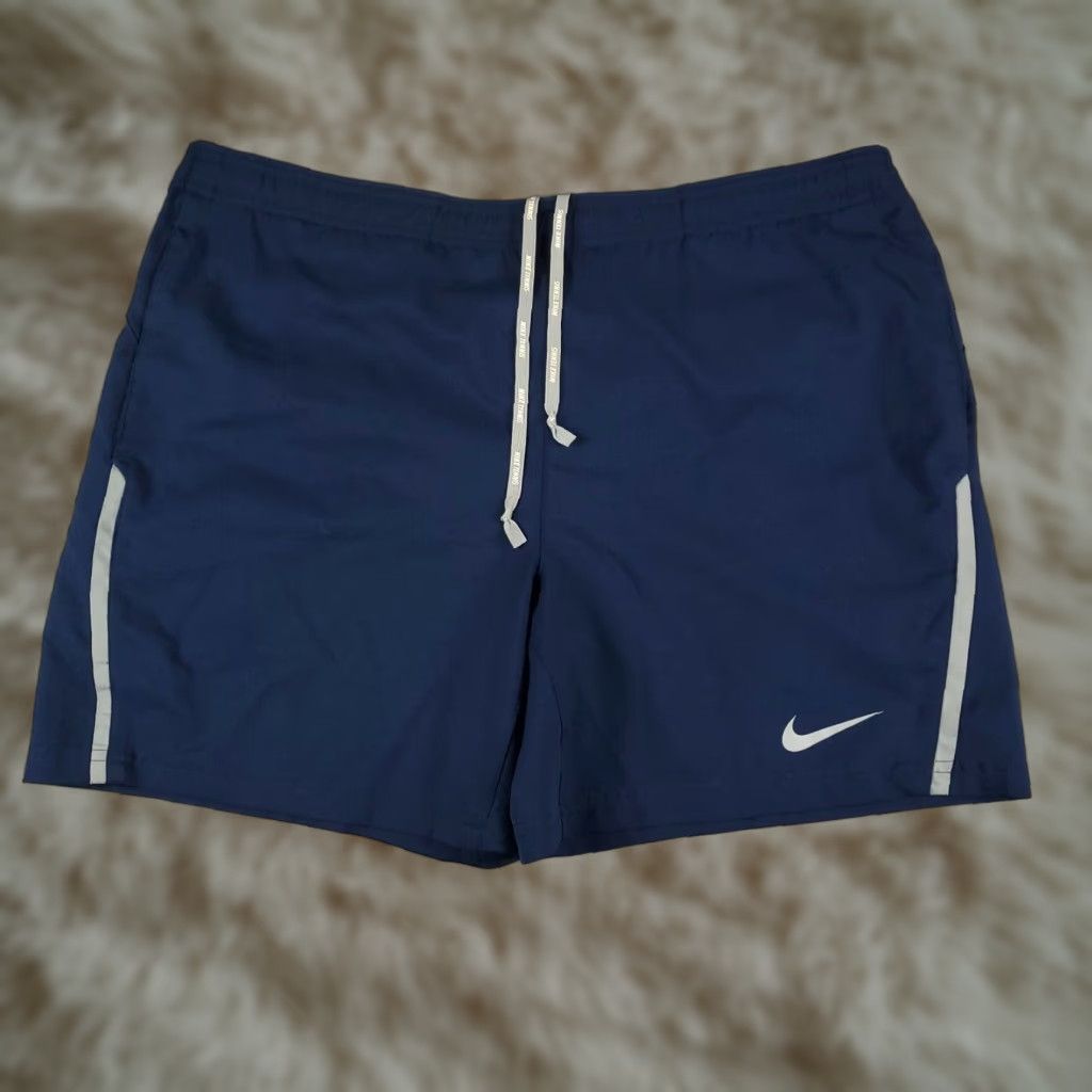 Nike Nike Shorts Mens Size Large Blue 38 Waist Swoosh Dri Fit Active Athletic Gym Size US 33 - 1 Thumbnail