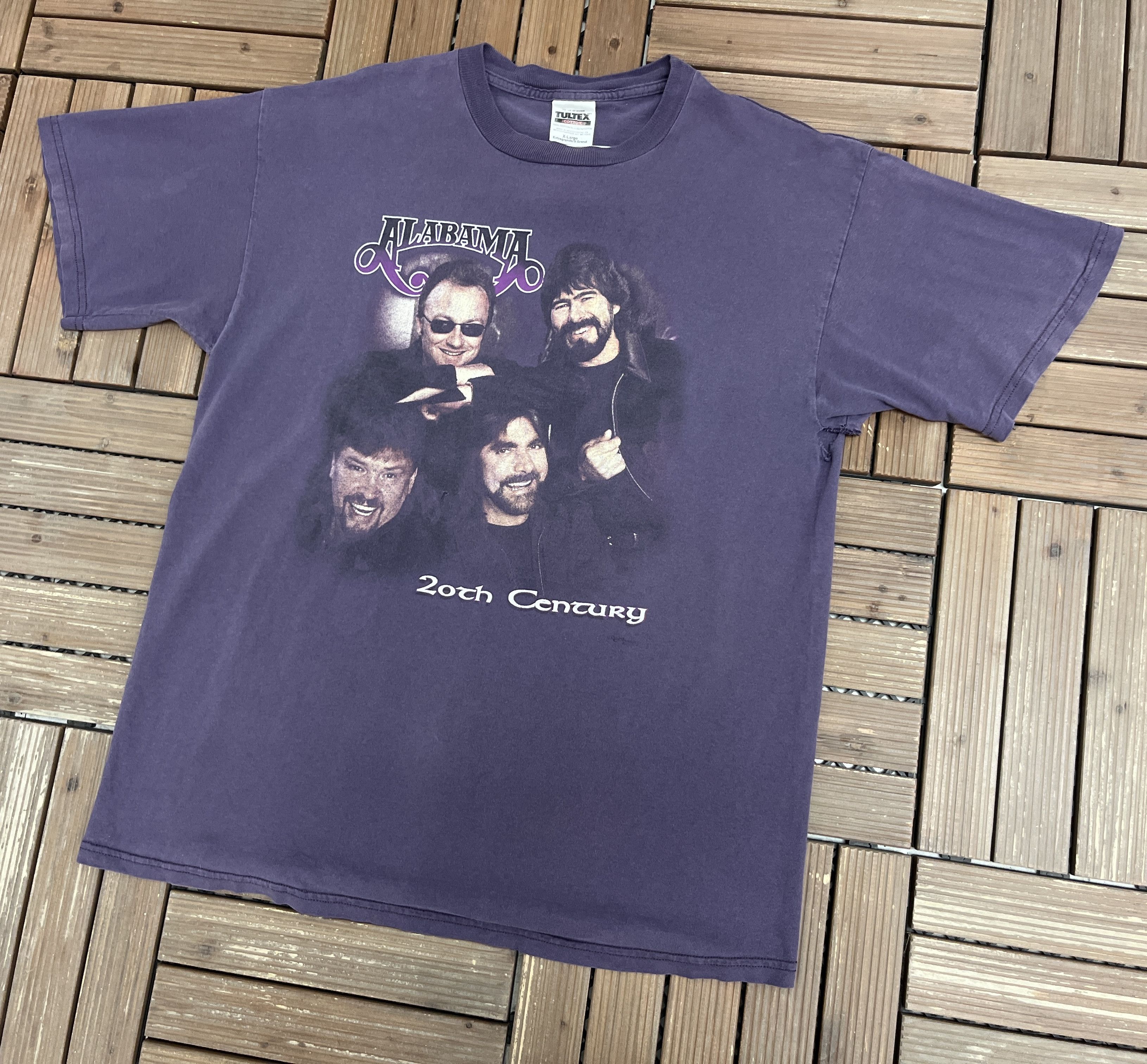 Vintage Alabama 20th Century Vintage Purple T-Shirt Tee Size US XL / EU 56 / 4 - 3 Thumbnail