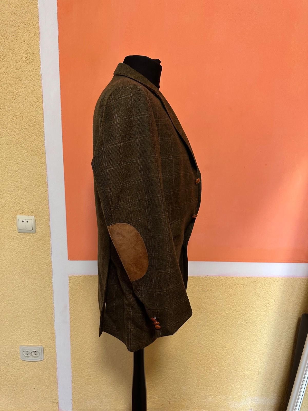 Burberry Burberry London Wool Tweed Plaid Sport Coat Blazer Jacket 52 Size 52R - 5 Thumbnail