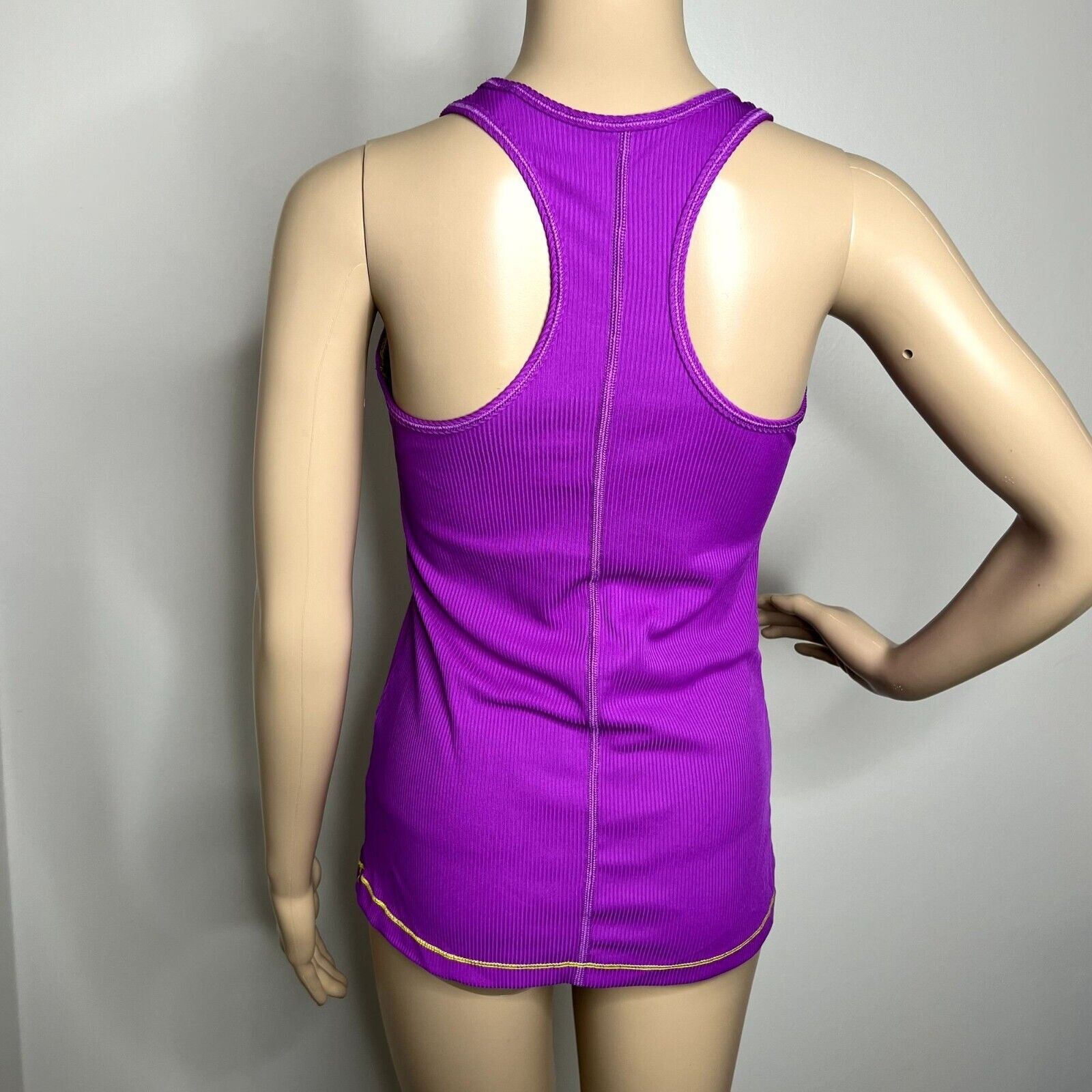 Adidas Adidas Purple Racerback Athletic Tank Top Size S / US 4 / IT 40 - 3 Thumbnail