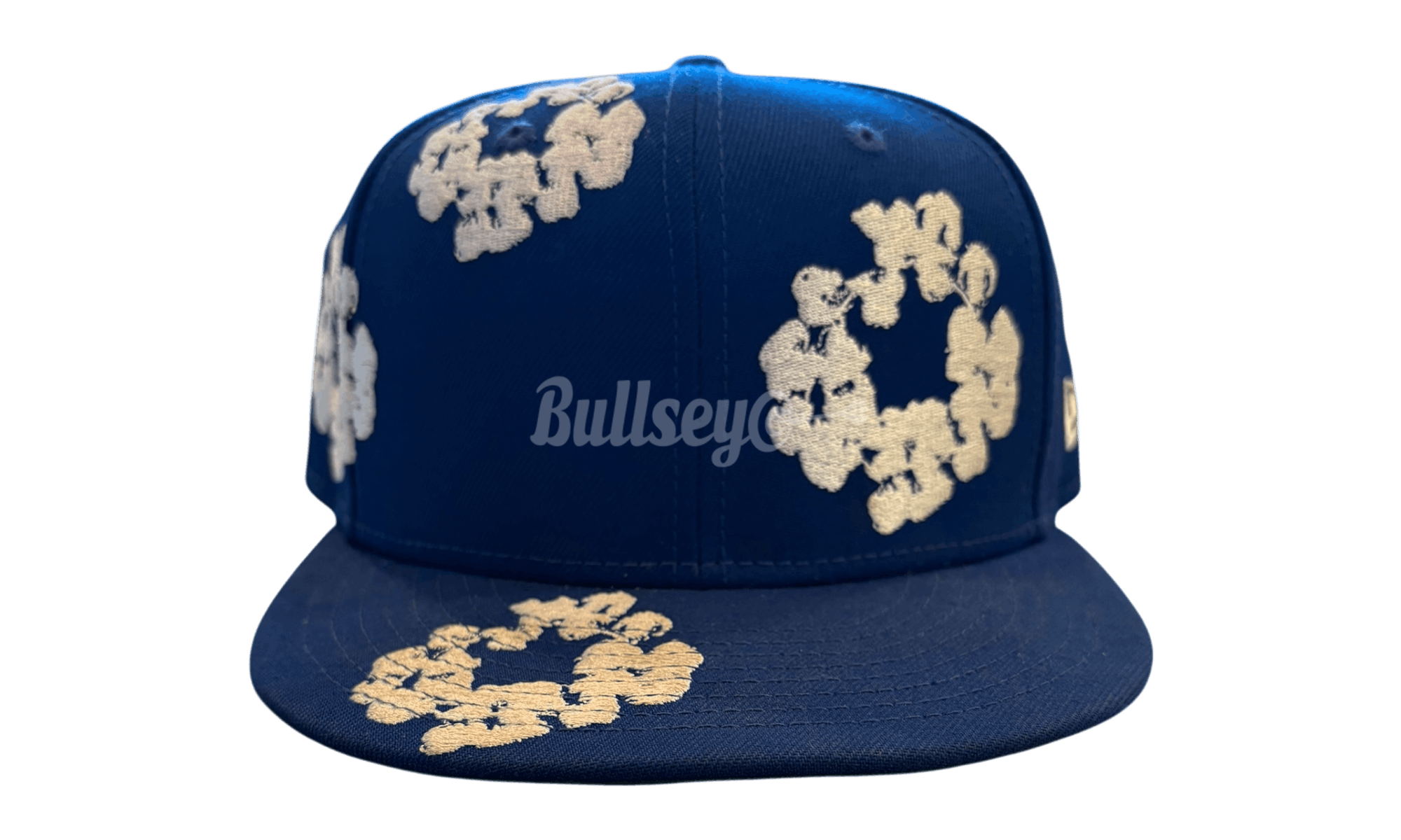 DENIM TEARS New Era Cotton Wreath Royal Blue Hat (PreOwned) Size ONE SIZE - 1 Thumbnail