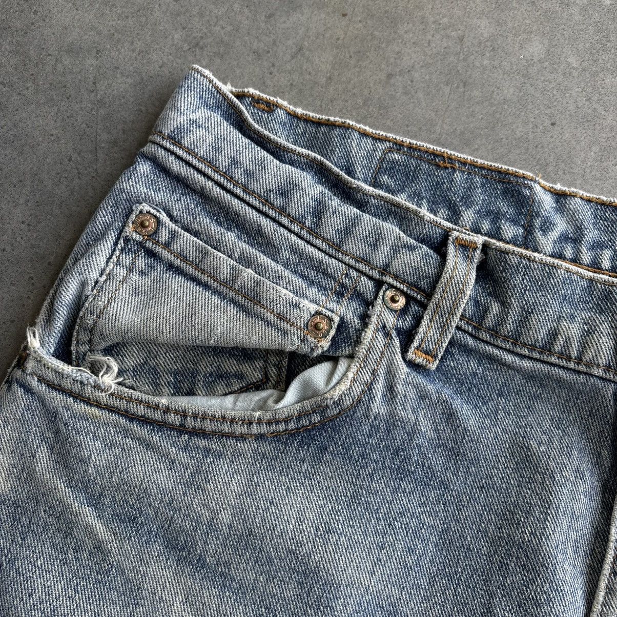 Levi's Vintage Levi's 560 36x34 Baggy Wide Leg Skater Jeans Indie Size US 36 / EU 52 - 10 Thumbnail