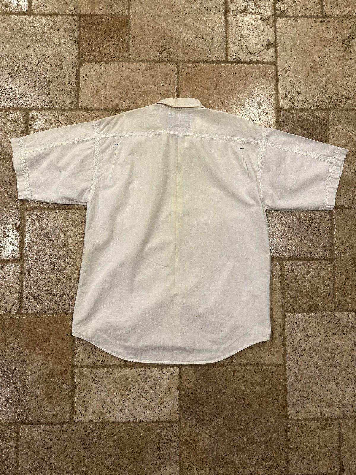 Bugle Boy × Vintage Bugle Boy Vintage white Button Up Shirt Hardware Size US M / EU 48-50 / 2 - 11 Thumbnail