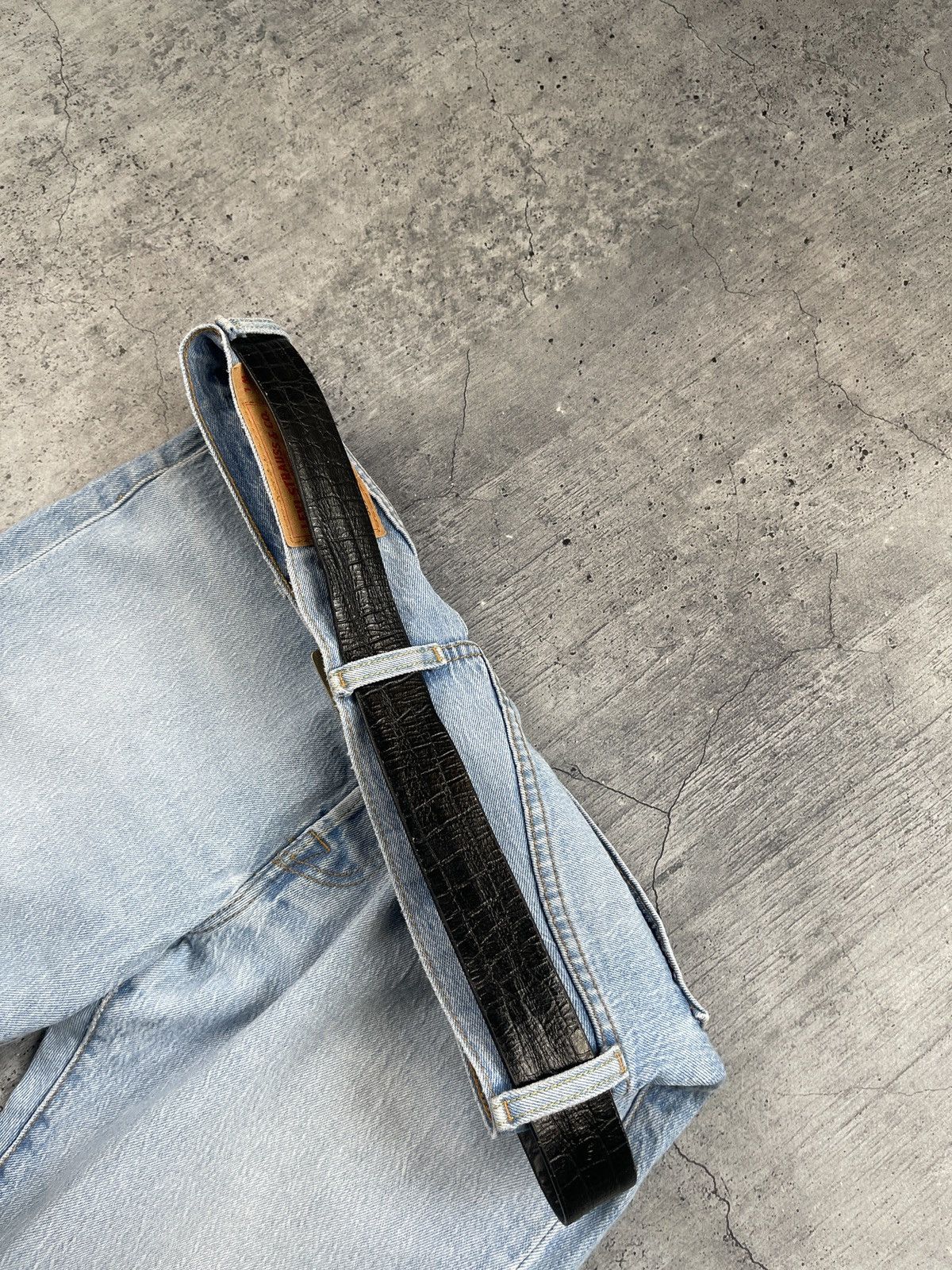 Genuine Leather × Handmade × Vintage Vintage Handmade 1984 Cross Studded Leather Belt Size ONE SIZE - 4 Thumbnail