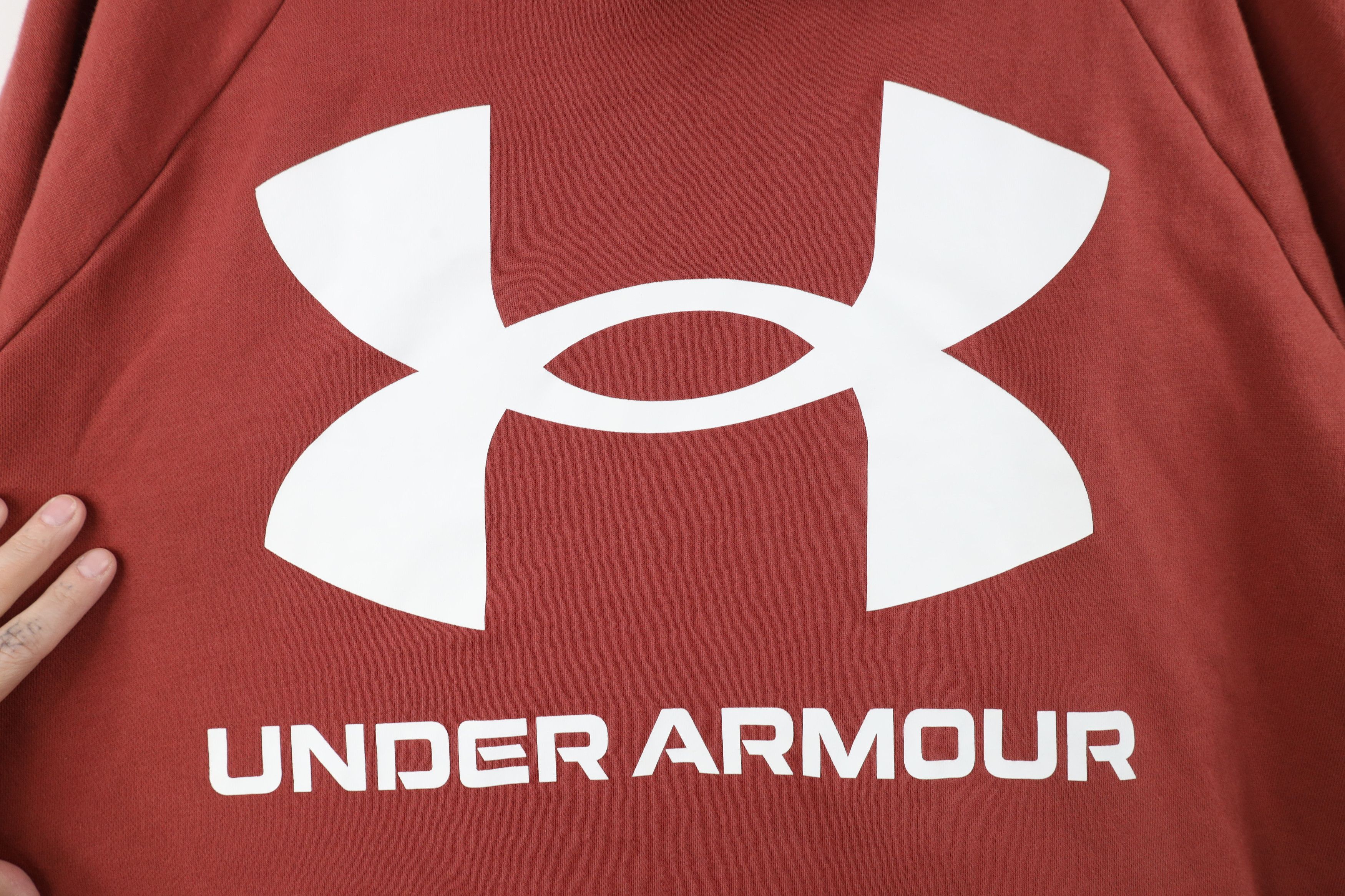 Under Armour Under Armour ColdGear Spell Big Logo Hoodie Sweatshirt Red Size US XXL / EU 58 / 5 - 5 Thumbnail