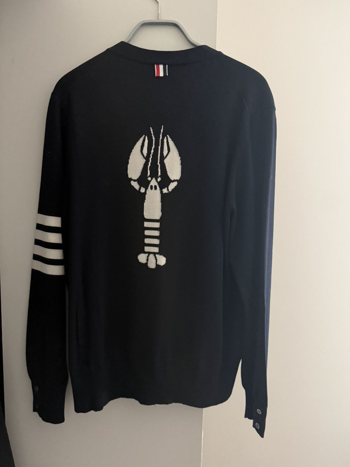 Thom Browne Thom Browne 4-Bar Hector Lobster Cardigan Size US L / EU 52-54 / 3 - 2 Thumbnail