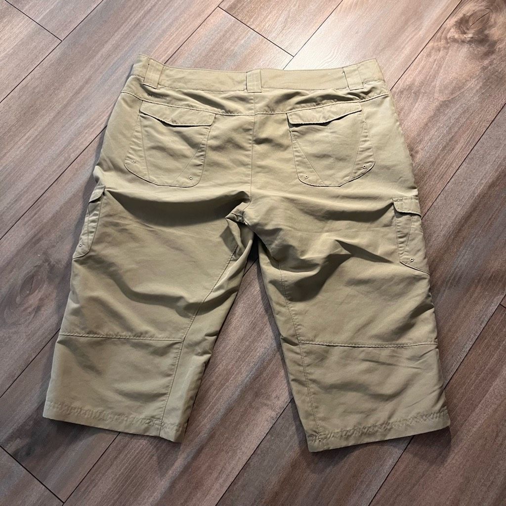 Columbia Columbia Tan Athletic Cargo Pants Women 14 Bin G-44 Size 31" - 4 Thumbnail
