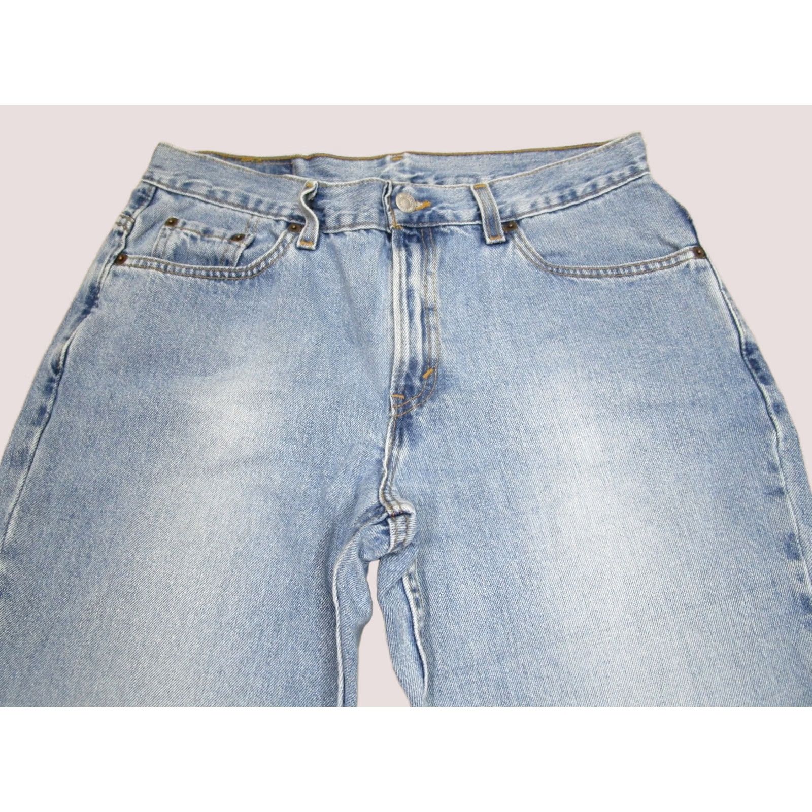 Levi's VINTAGE Levi's Jeans Women 12 Blue Mid Rise Bootcut Pant Light Wash USA 515 Mens? Size 34" / US 12 / IT 48 - 1 Thumbnail