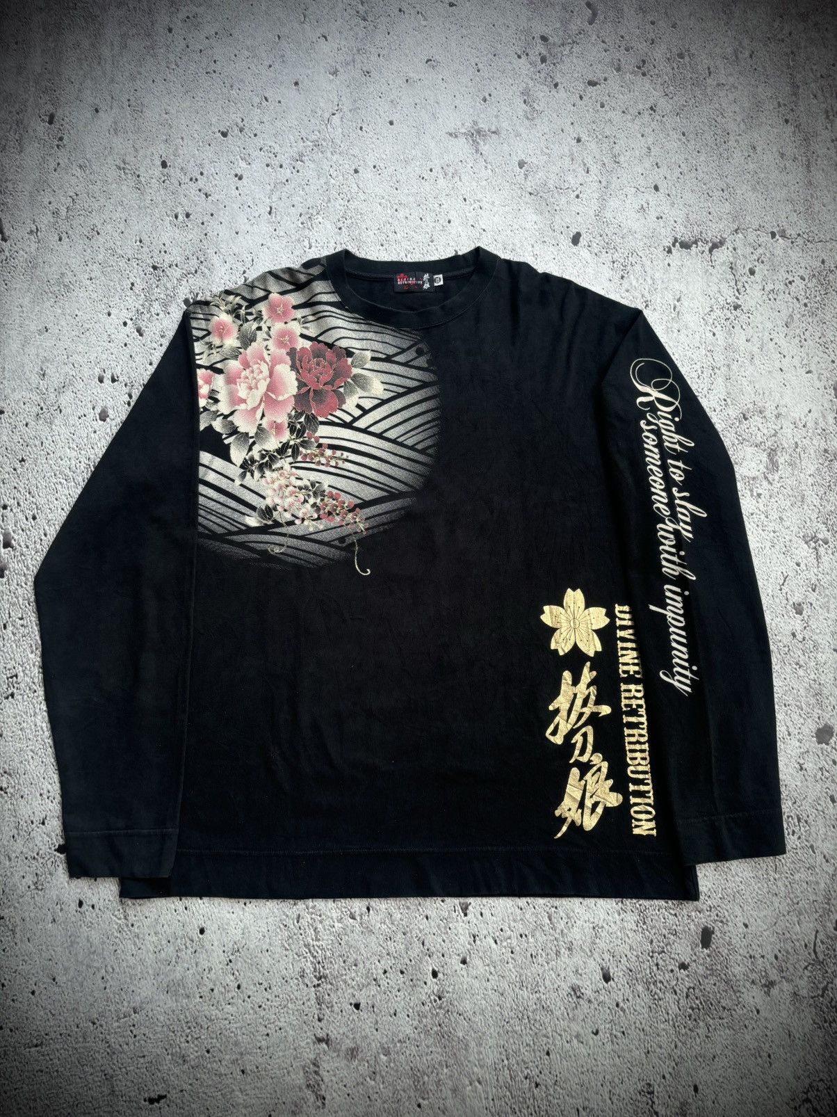 Karakuri Tamashii Japanese Divine Retribution longsleeve Size US XL / EU 56 / 4 - 2 Thumbnail