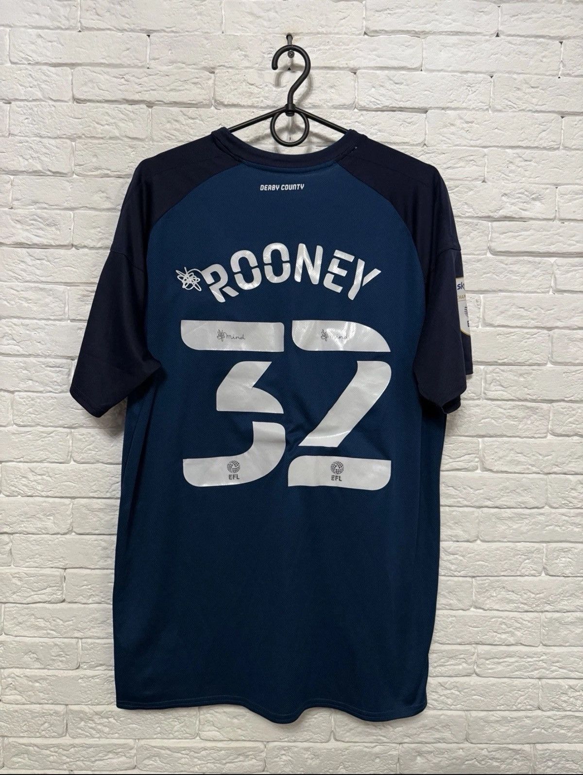 Umbro Umbro FC Derby County Wayne ROONEY #23 Jersey 20/21 Football Size US XL / EU 56 / 4 - 1 Thumbnail