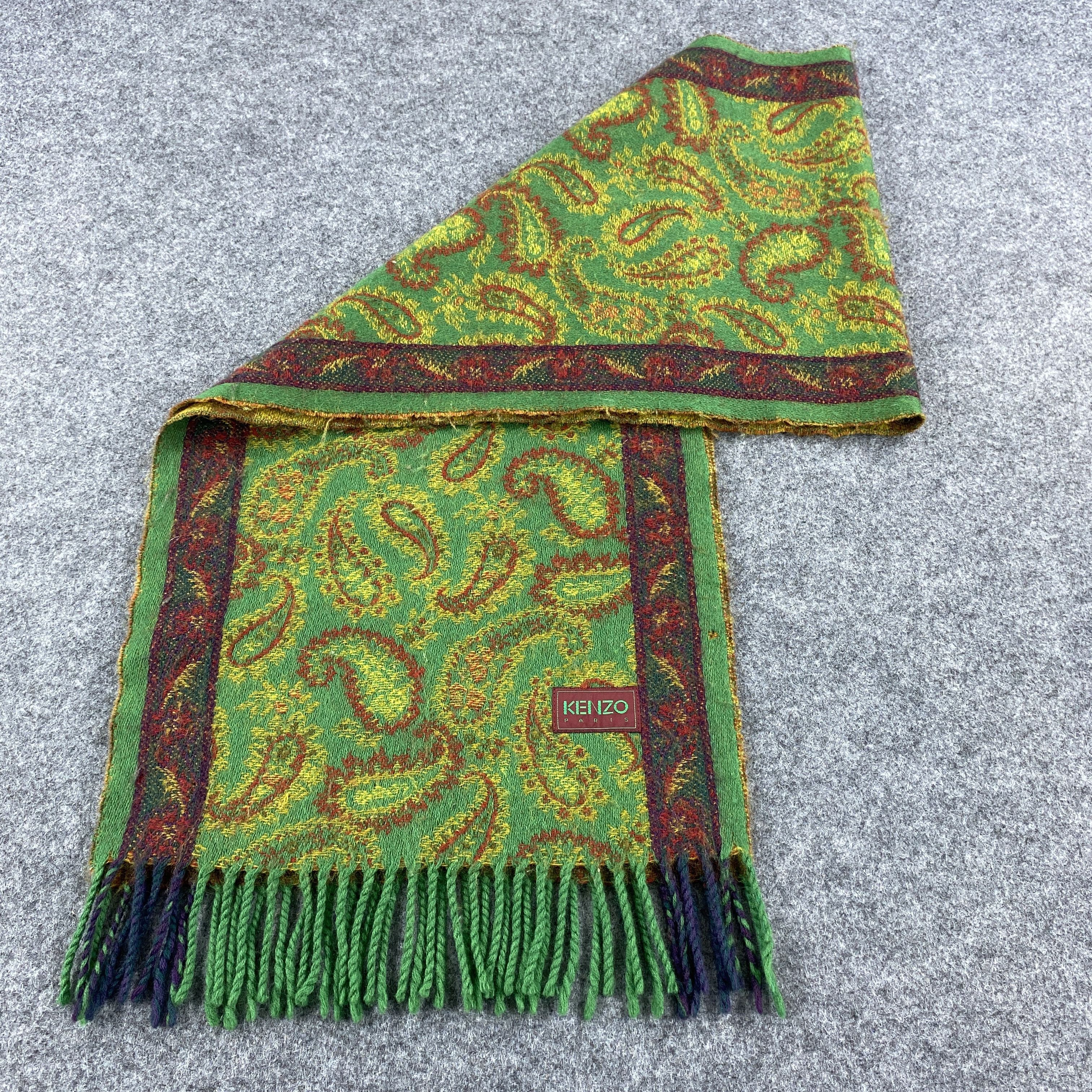 Kenzo × Vintage GF10382 Kenzo Scarf Neck Wear Muffler Size ONE SIZE - 9 Thumbnail