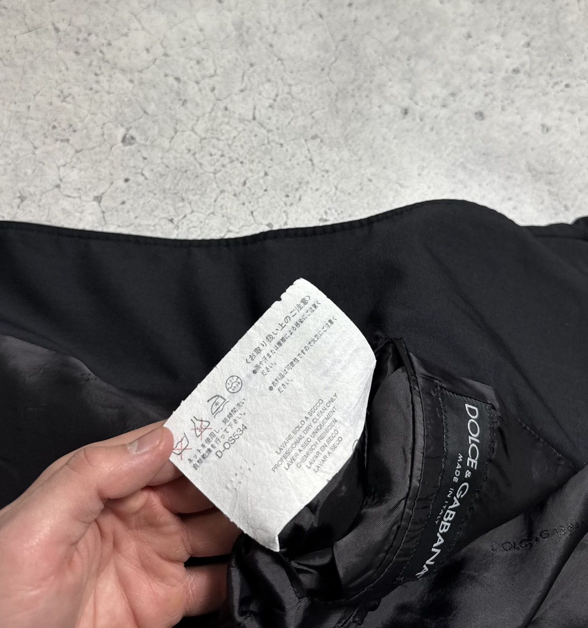 Dolce & Gabbana Dolce & Gabbana Luxury Blazer Jacket Vintage Black Size 34R - 10 Thumbnail
