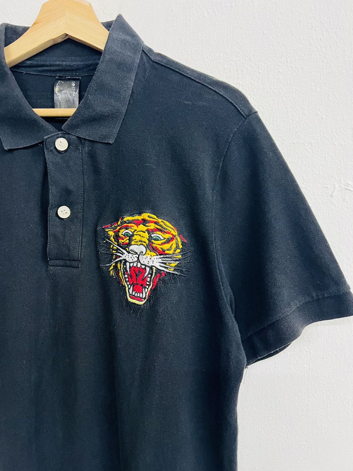 Christian Audigier Ed Hardy Tiger Embroidery Polo by Christian Audigier Size US L / EU 52-54 / 3 - 3 Thumbnail
