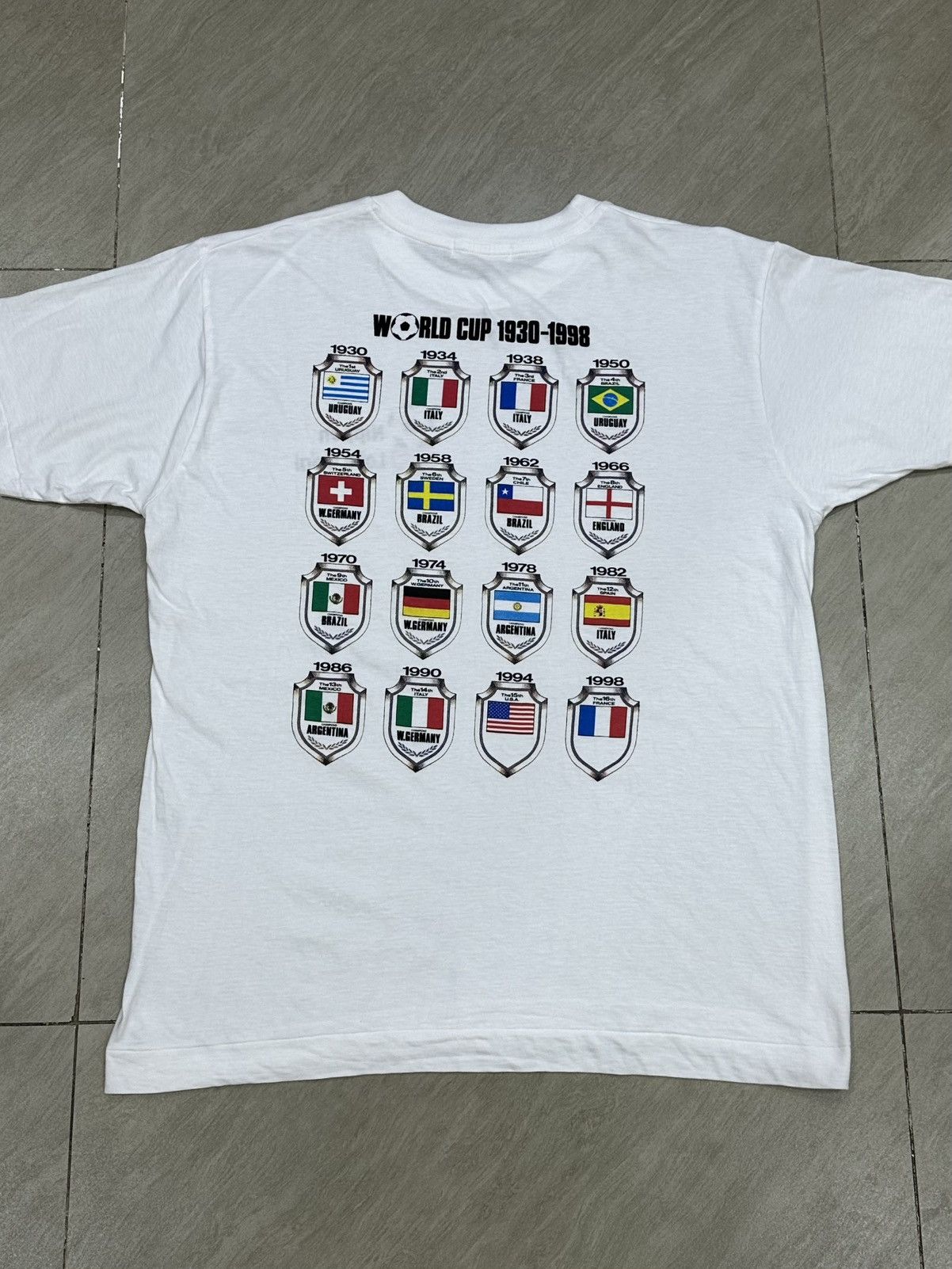 Japanese Brand PROMO 2002 NIPPON LOVE GOAL world cup Japan&South Korea tee Size US L / EU 52-54 / 3 - 2 Thumbnail