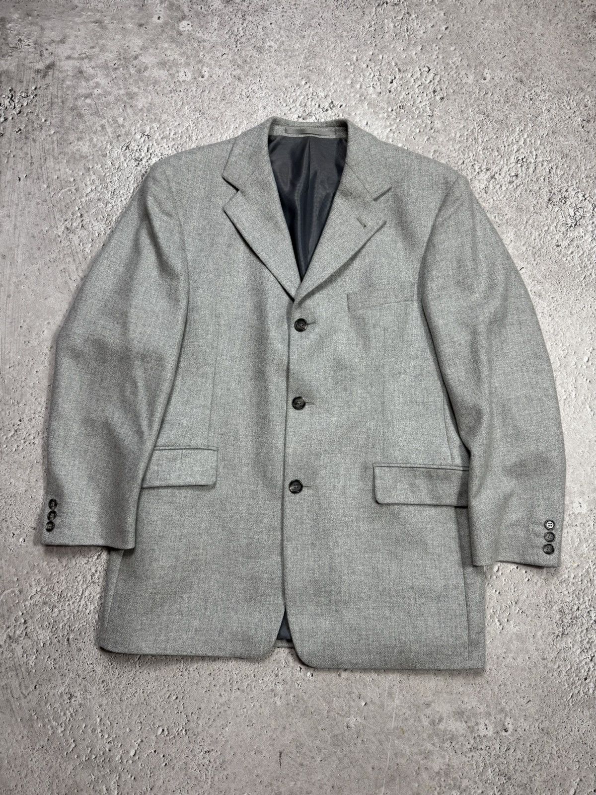 Other Stones Cashmere Virgin Wool Blend Blazer Jacket Vintage 48 Size US L / EU 52-54 / 3 - 1 Thumbnail
