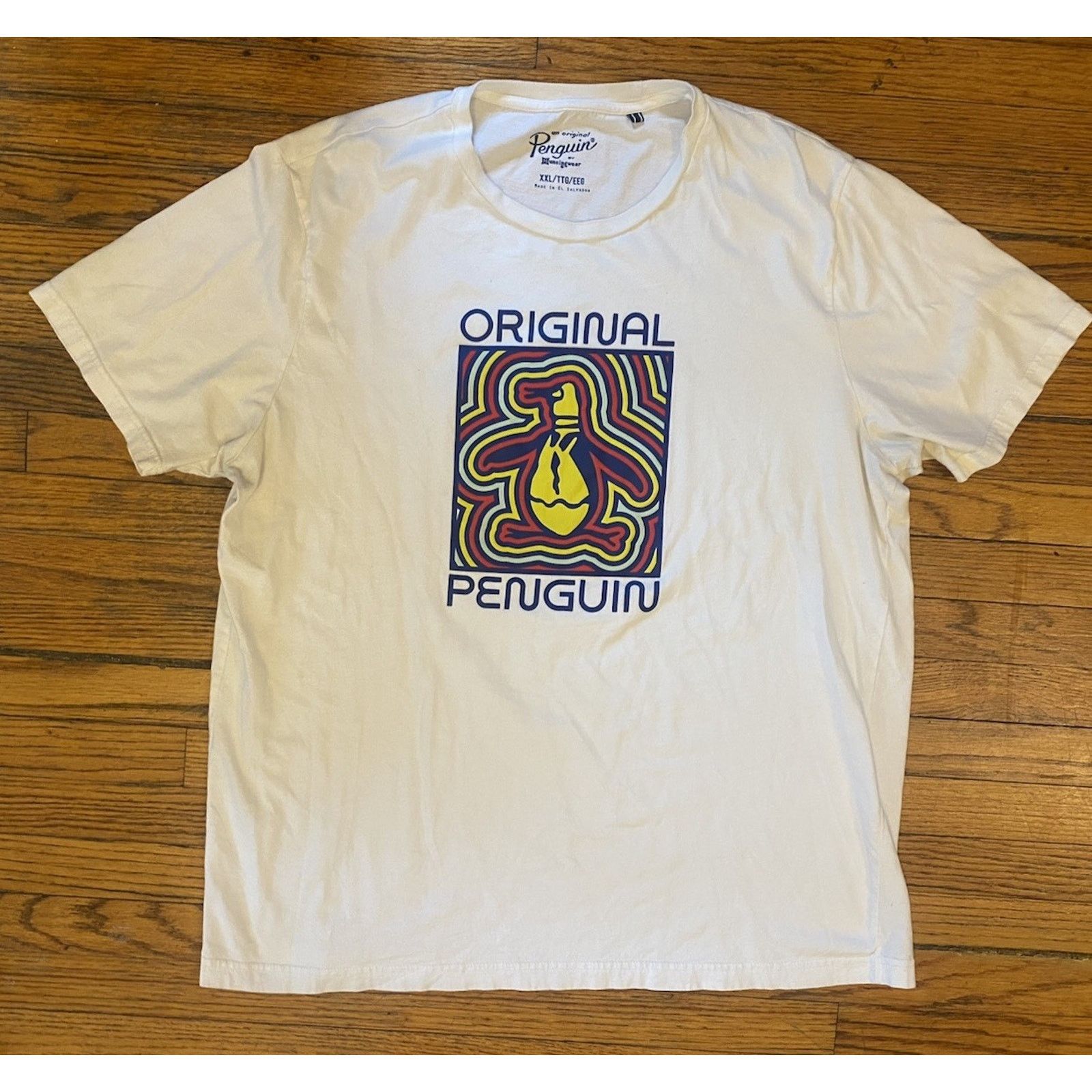 Original Penguin Original Penguin Men's Neon Pete T-Shirt White XXL Size US XXL / EU 58 / 5 - 1 Thumbnail