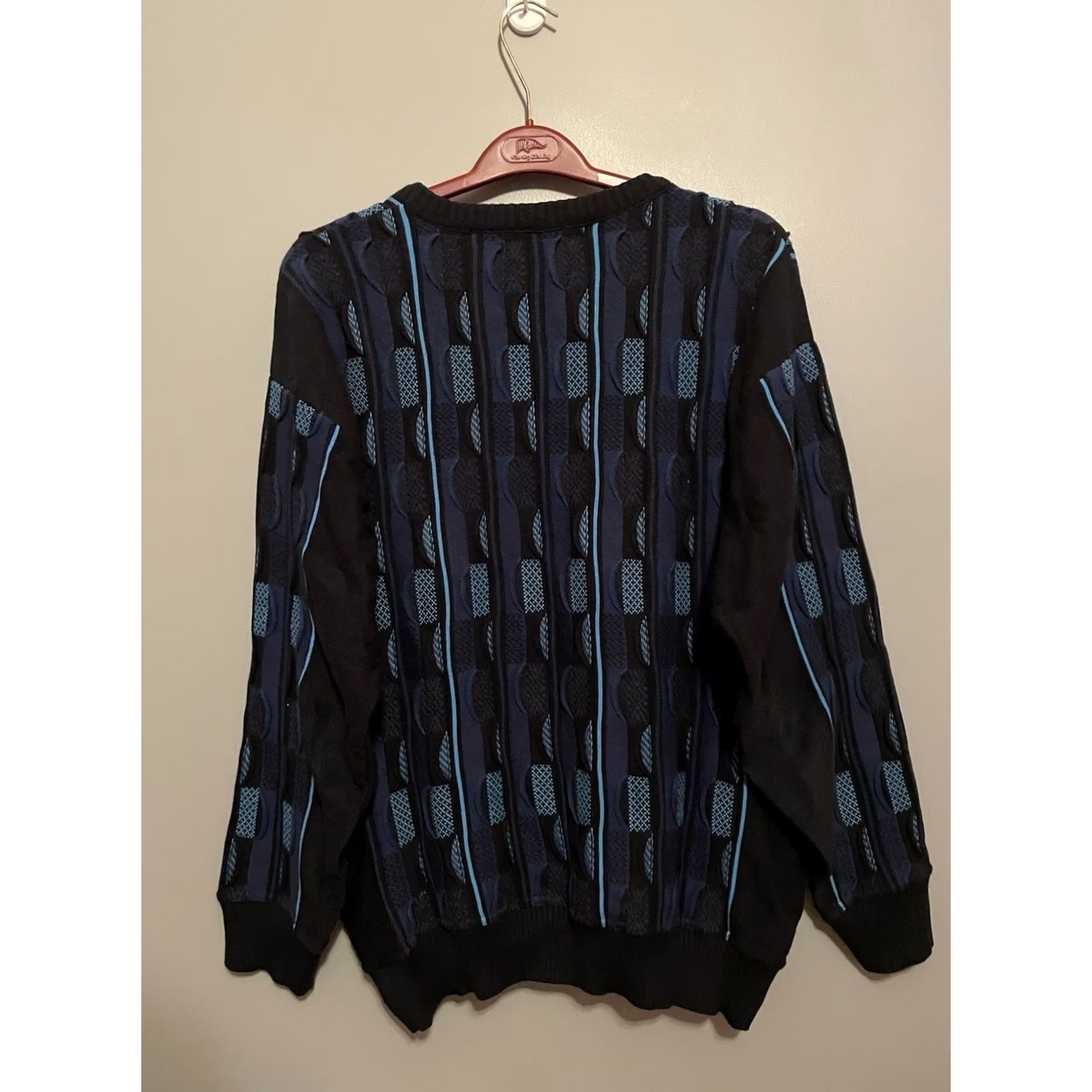 Jim Thompson VINTAGE Norm Thompson Sweater Shirt Mens XL Blue 90s Hip Hop Streetwear Knit Pullover Long Sleeve Vintage 90s B382 Size US XL / EU 56 / 4 - 5 Thumbnail