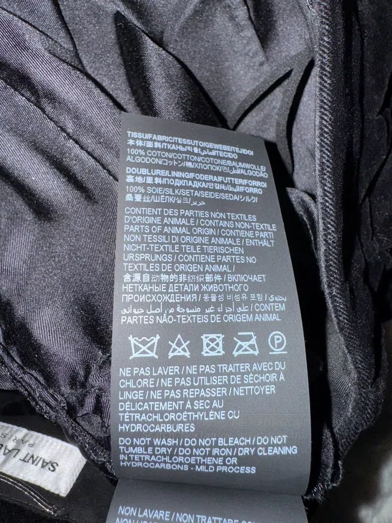 Saint Laurent Paris Saint Laurent Paris Poster Slim Velvet Dress Pants Size US 30 / EU 46 - 5 Thumbnail
