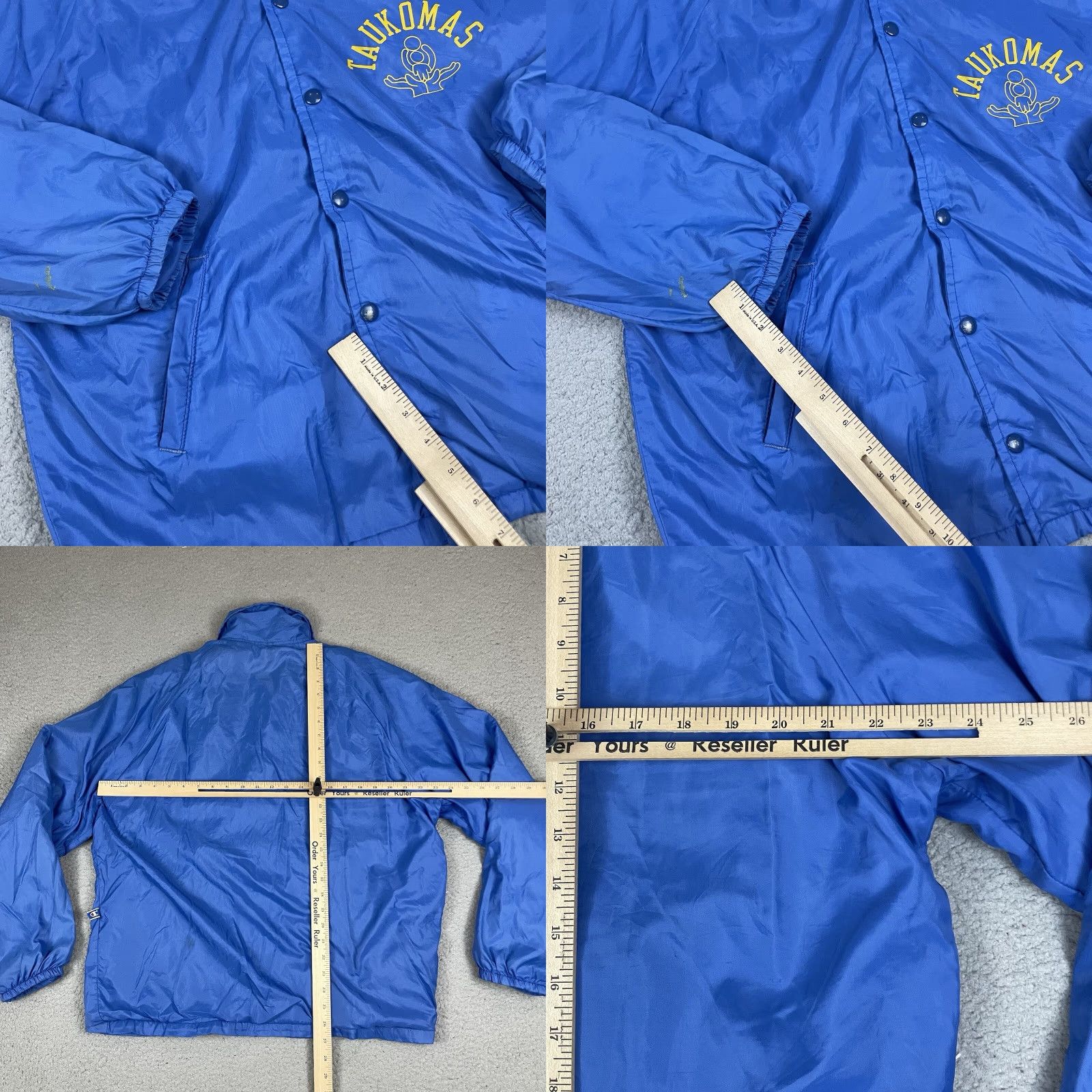 Champion VINTAGE Champion Jacket Men L Blue Windbreaker 90s Sports Casual Distressed Size US L / EU 52-54 / 3 - 8 Thumbnail