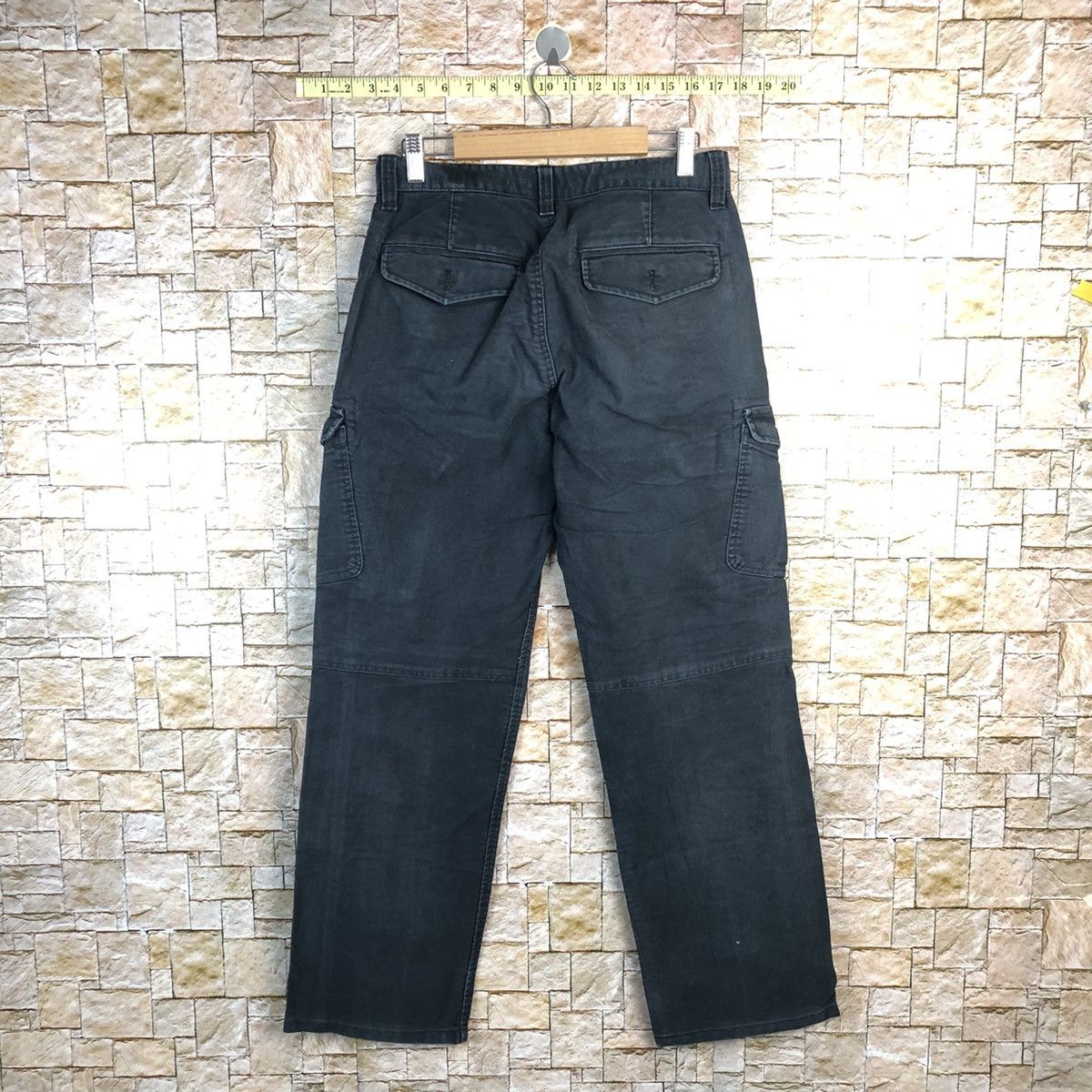 Japanese Brand Ikka japan streetwear Blue Cargo Multipocket Pants #A589 Size US 29 - 16 Thumbnail